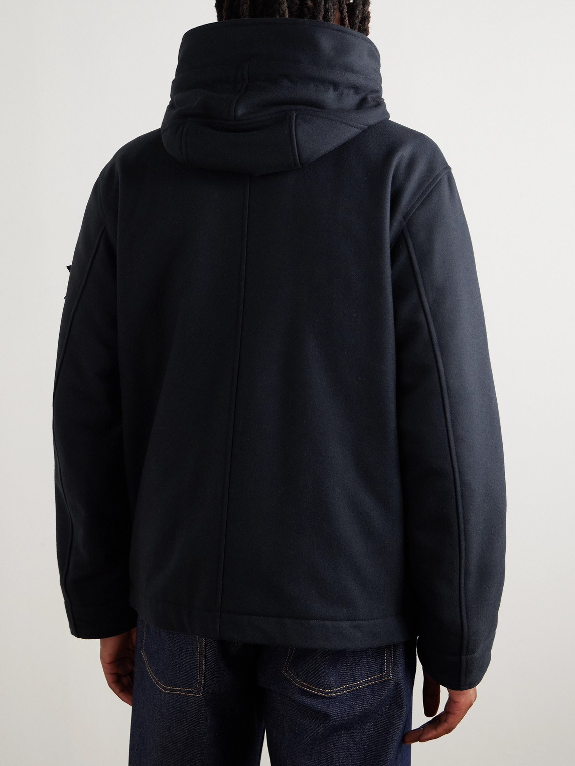 Ghost Padded Virgin Wool-Blend Flannel Hooded Parka