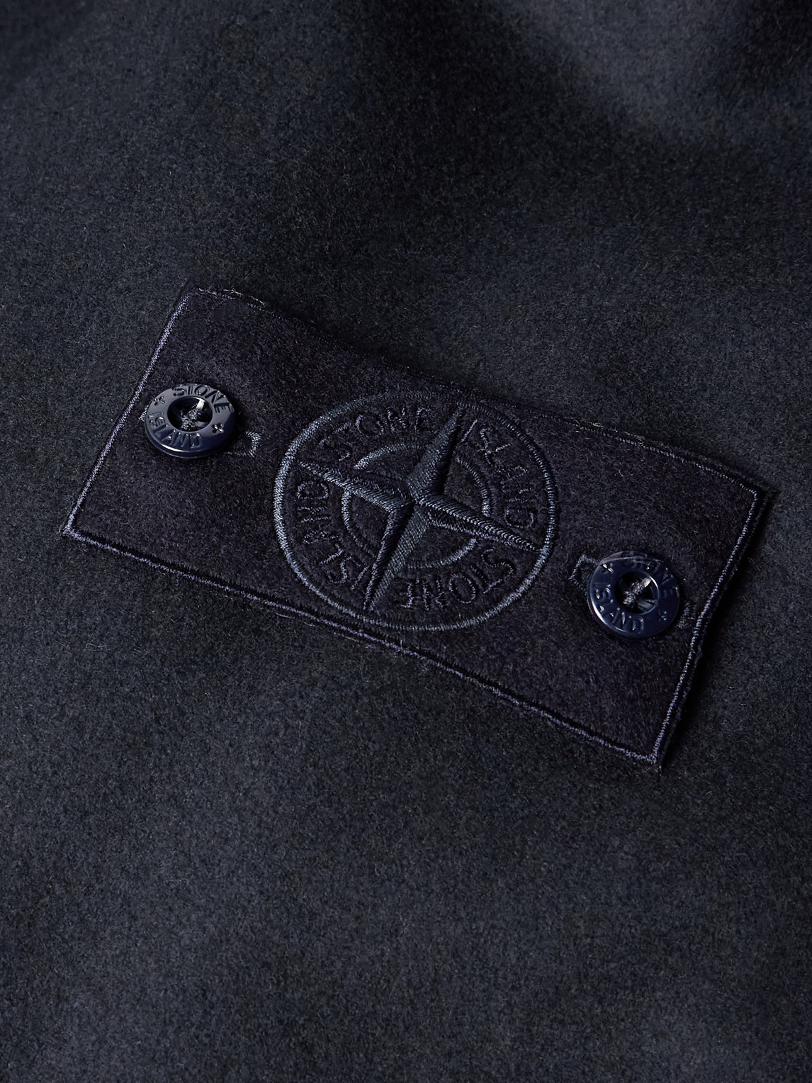 Ghost Padded Virgin Wool-Blend Flannel Hooded Parka