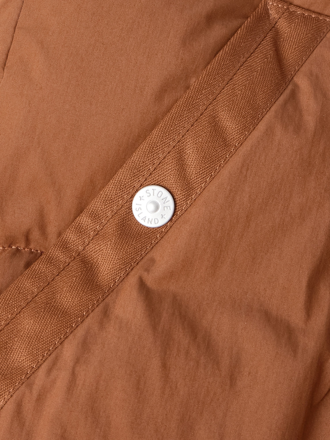 Stone Island Marina Quilted Padded Cotton-blend Down Gilet In Brown