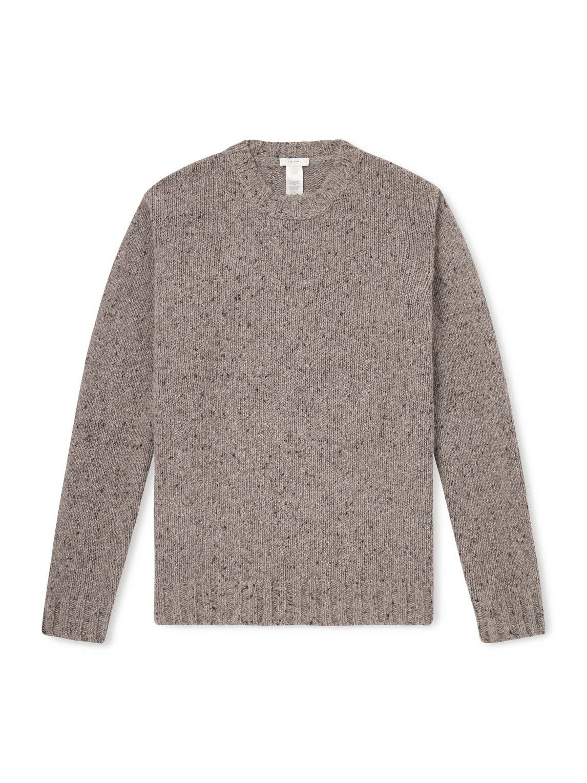 The Row Pellegrino Cashmere Sweater In Brown