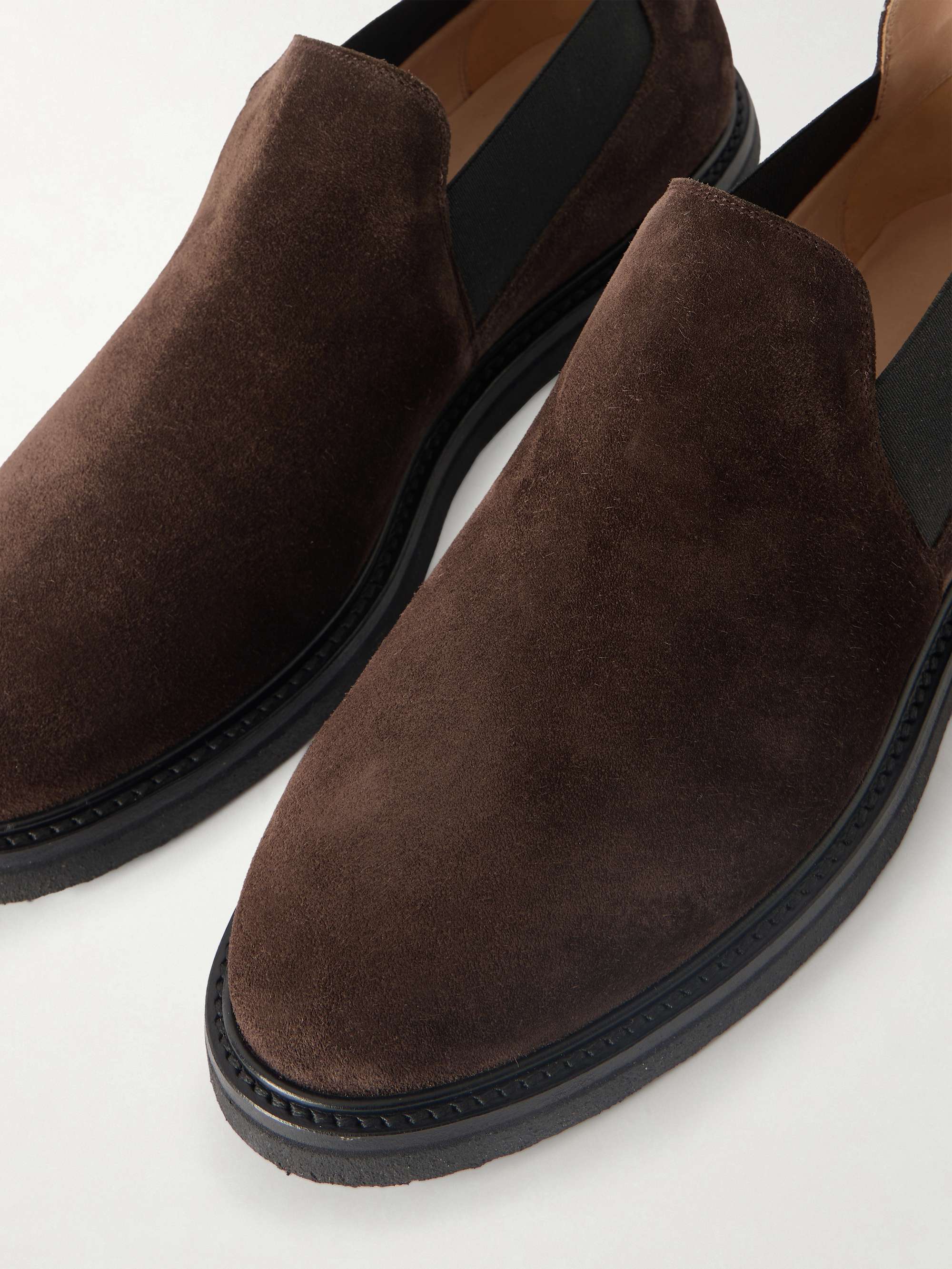 THE ROW Parker Suede Loafers for Men | MR PORTER