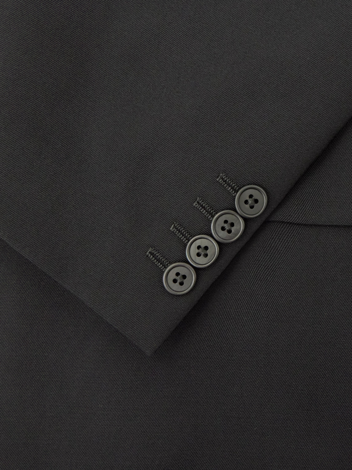 The Row Perin Double-breasted Wool-gabardine Blazer In Black