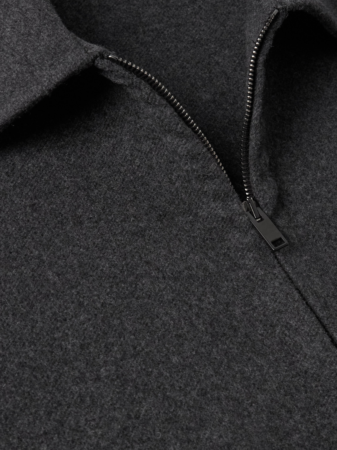 The Row Noggu Double-faced Cashmere And Wool-blend Jacket In Gray