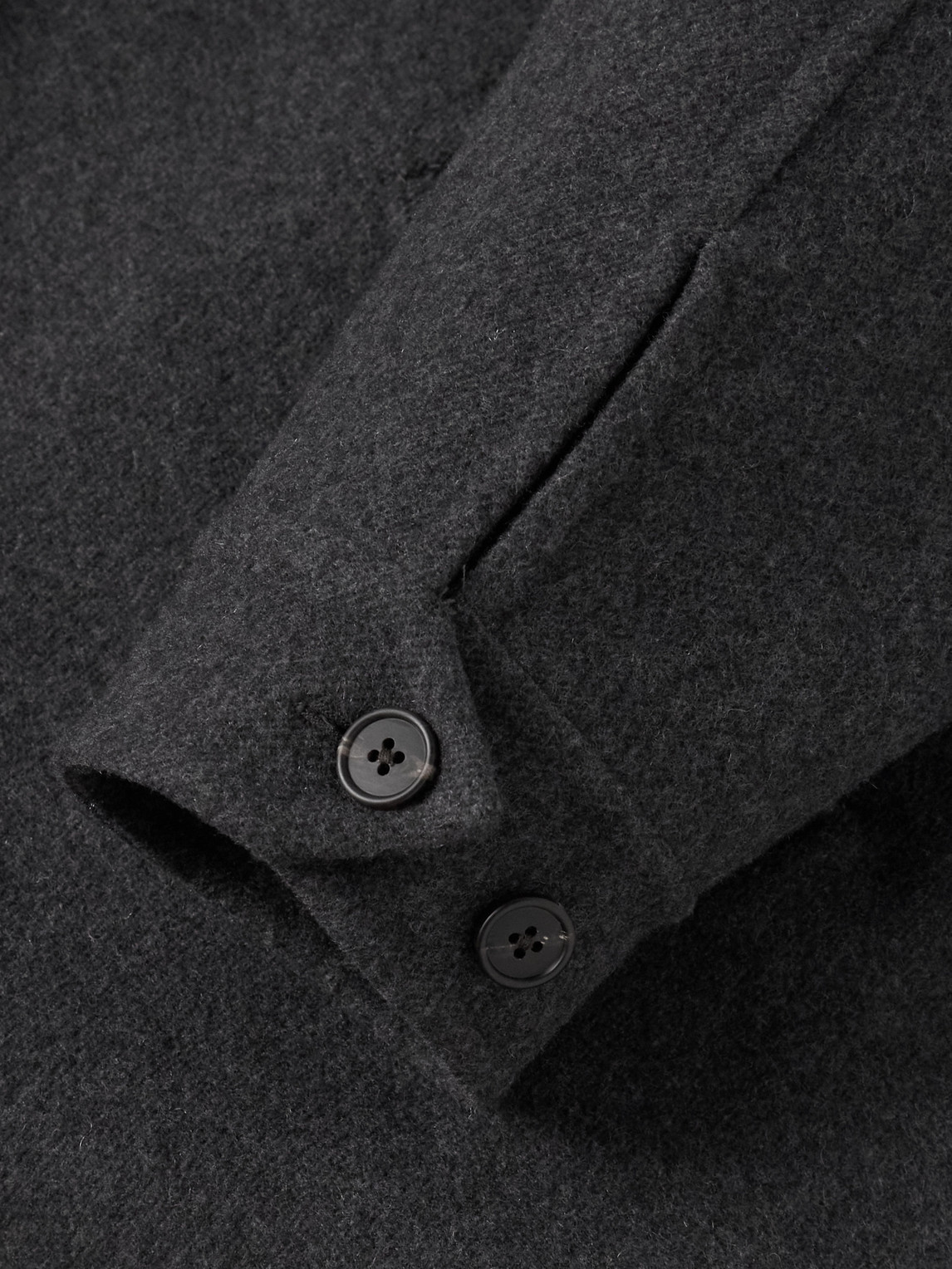 The Row Noggu Double-faced Cashmere And Wool-blend Jacket In Gray