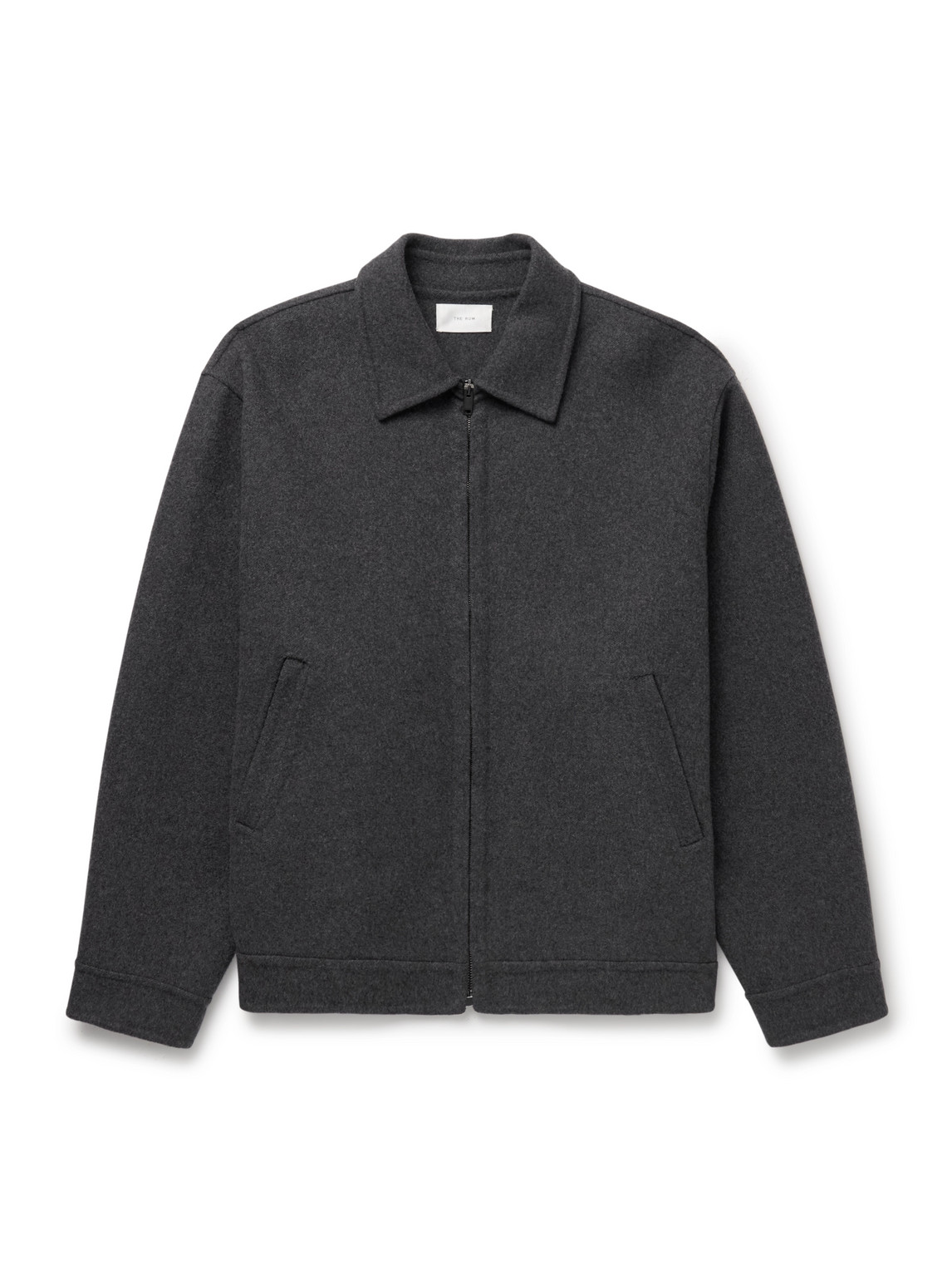 The Row Noggu Double-faced Cashmere And Wool-blend Jacket In Gray