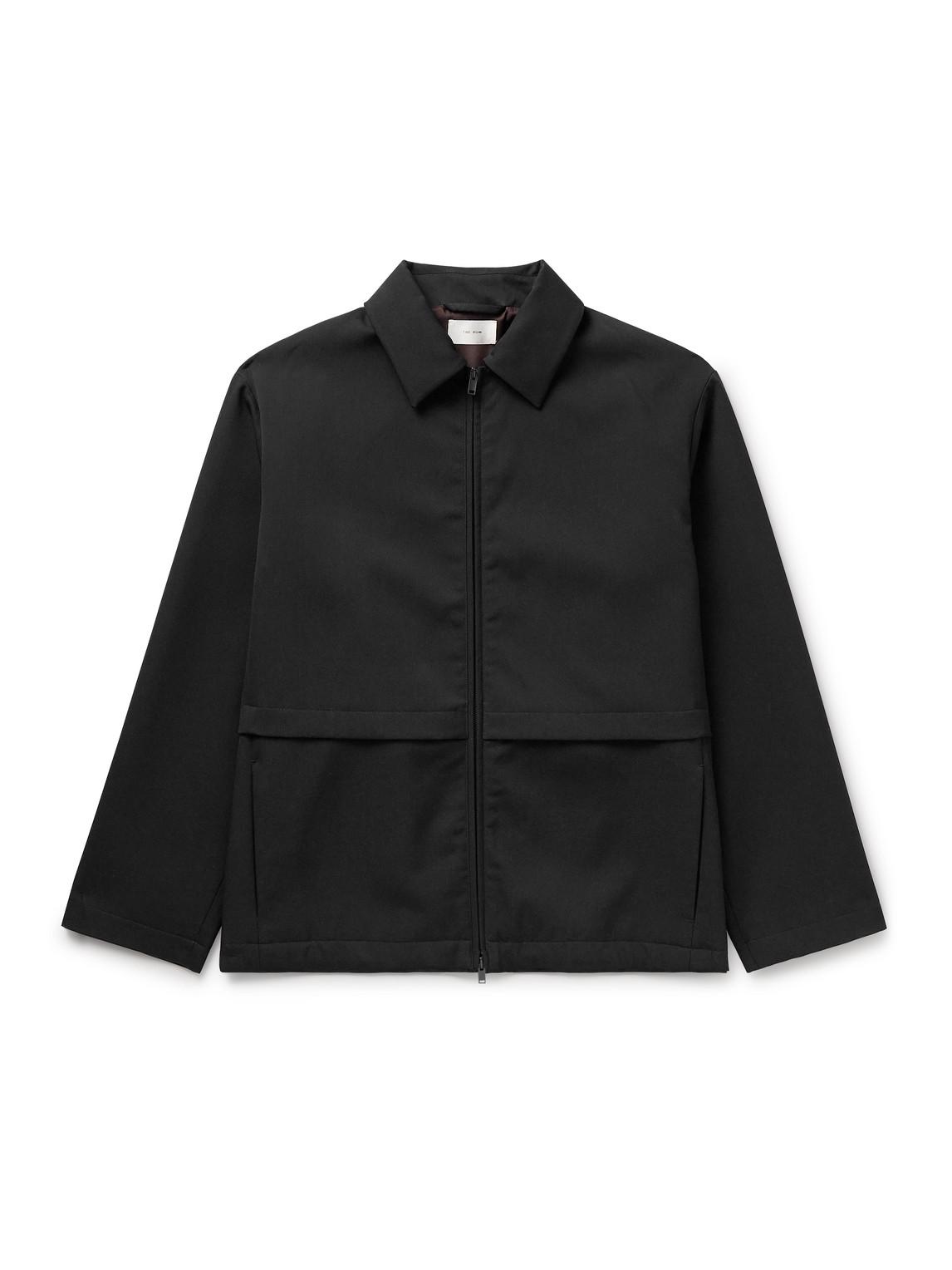 The Row Migaru Virgin Wool-twill Jacket In Black