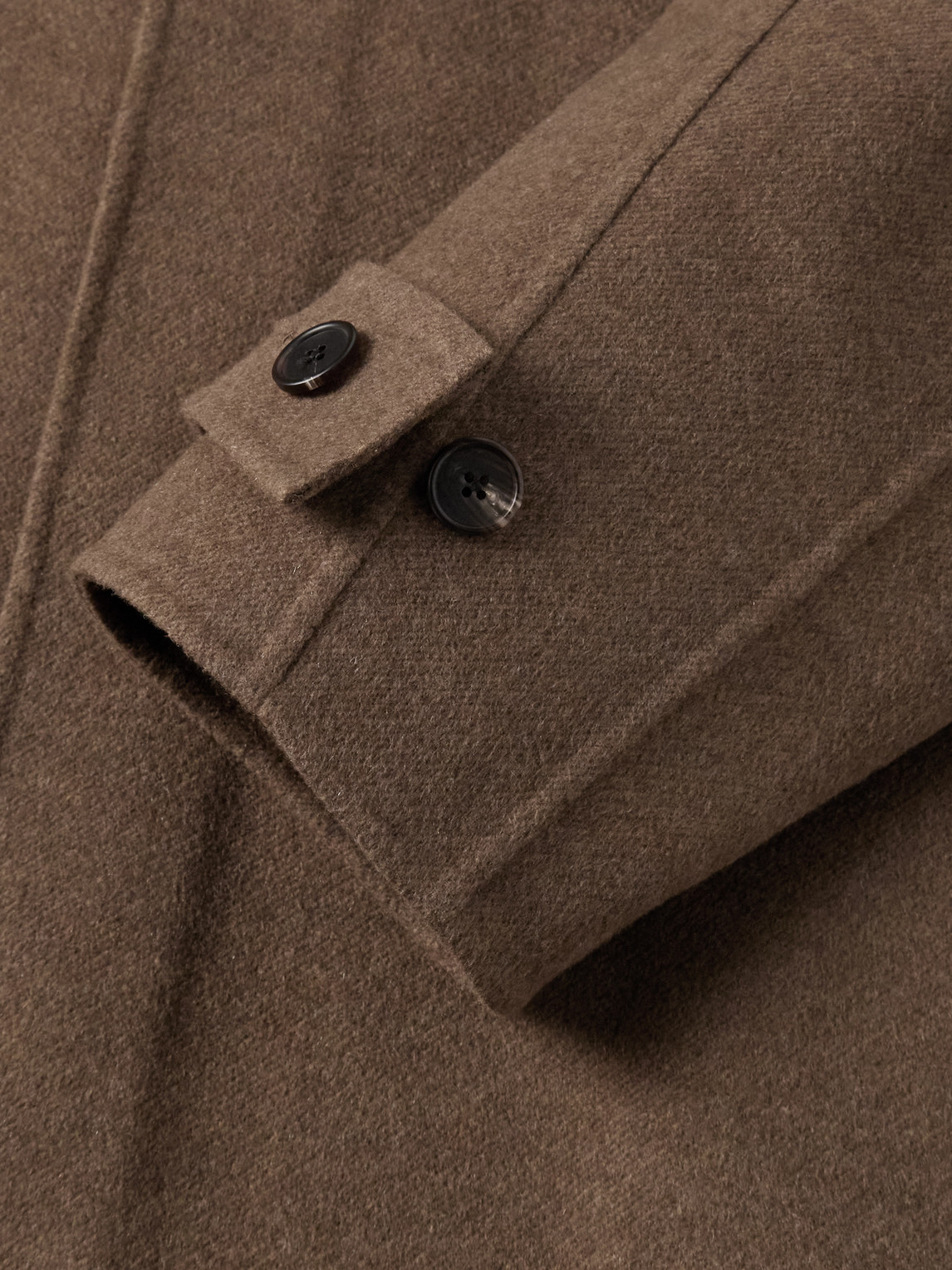 The Row Kenet Oversized Cashmere And Virgin Wool-blend Coat In Brown