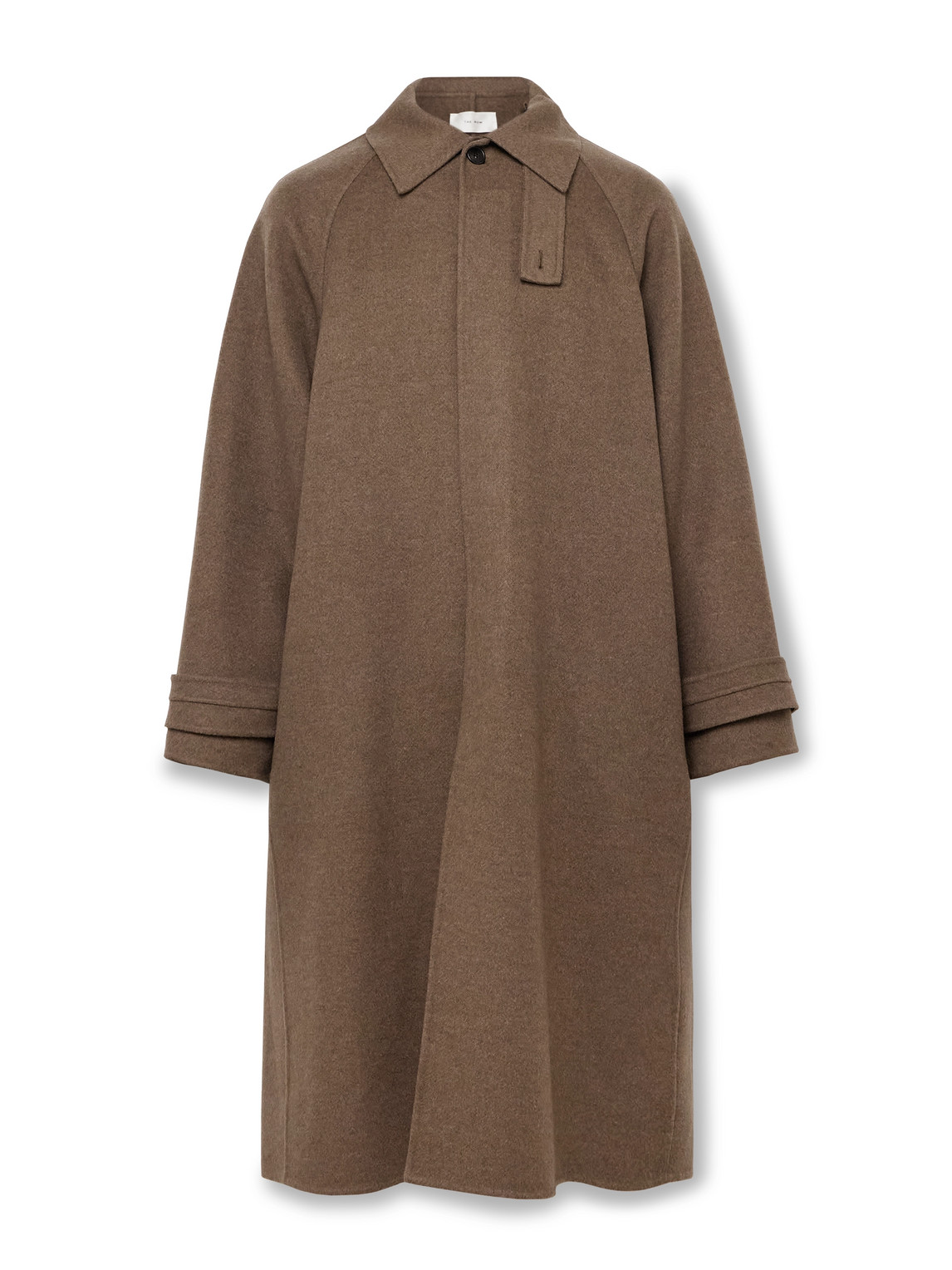 The Row Kenet Oversized Cashmere And Virgin Wool-blend Coat In Brown