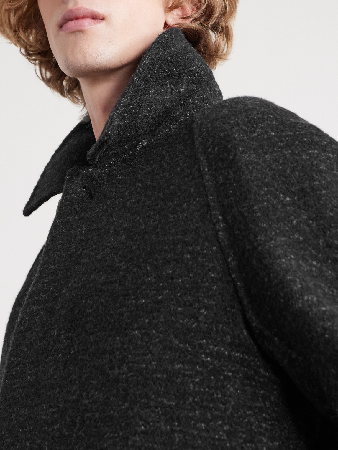 The Row Zomo Virgin Wool-blend Coat In Black