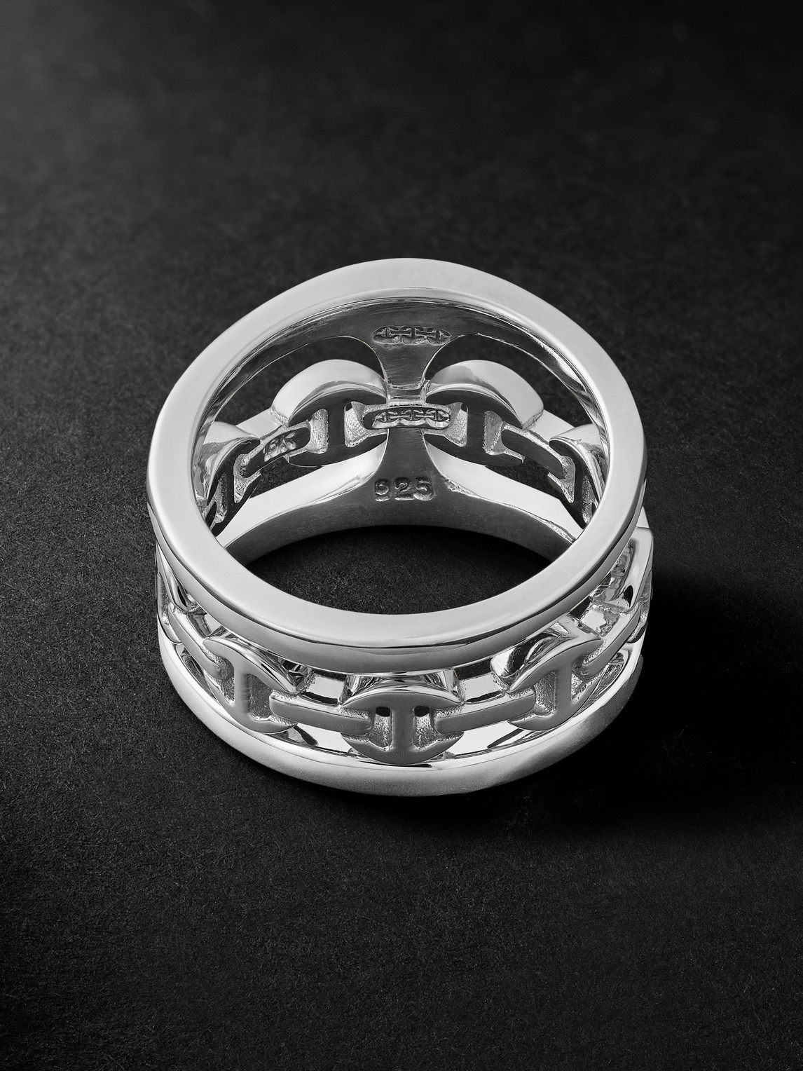 Hoorsenbuhs Phantom Clique Sterling Silver Ring In Silver