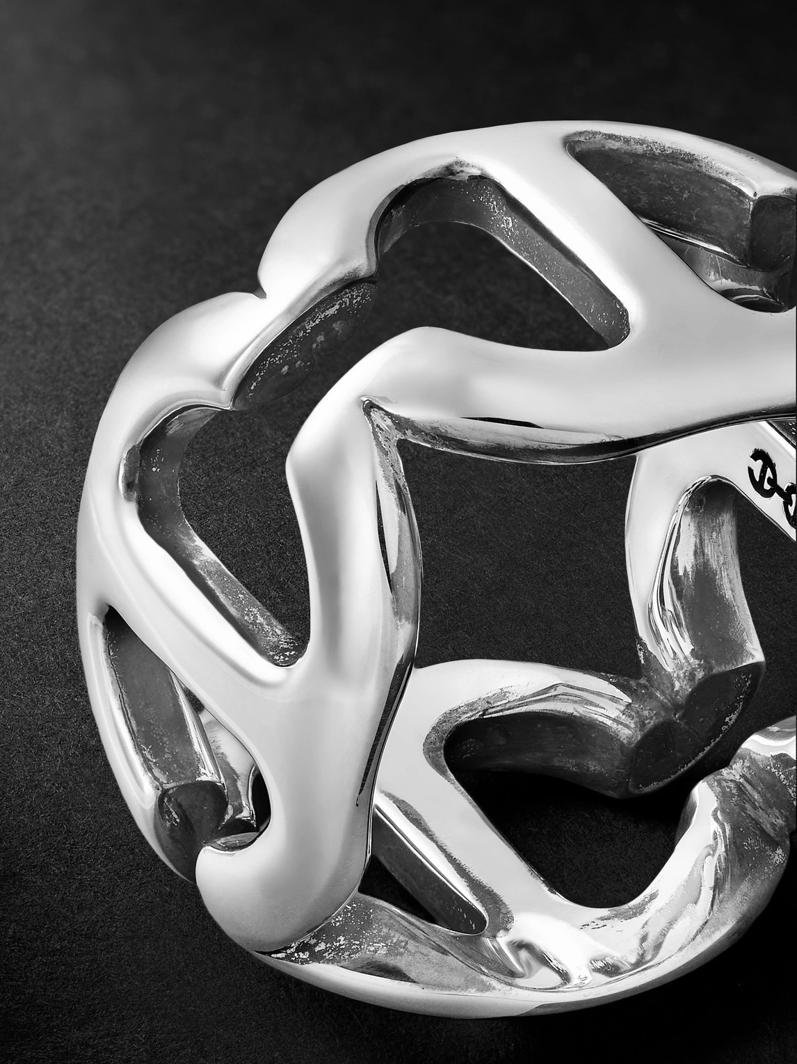 Hoorsenbuhs - Sterling Silver Ring - Men - Silver - 9.5 