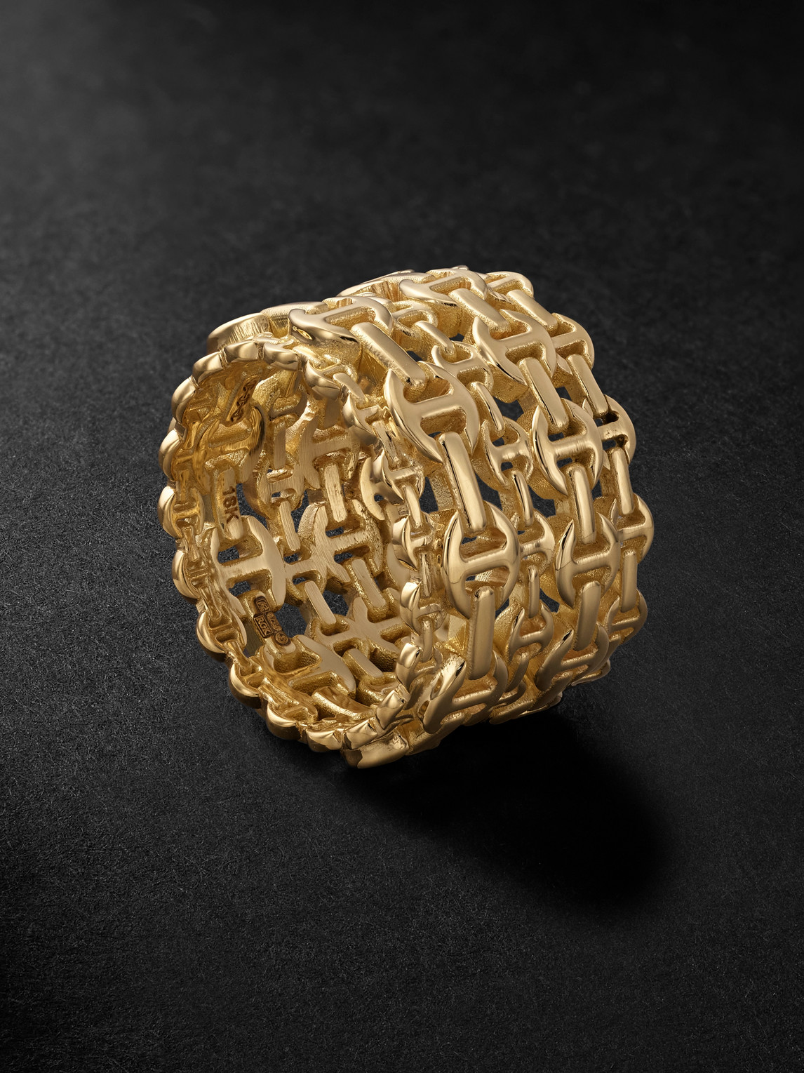 Hoorsenbuhs Damash 18-karat Gold Ring