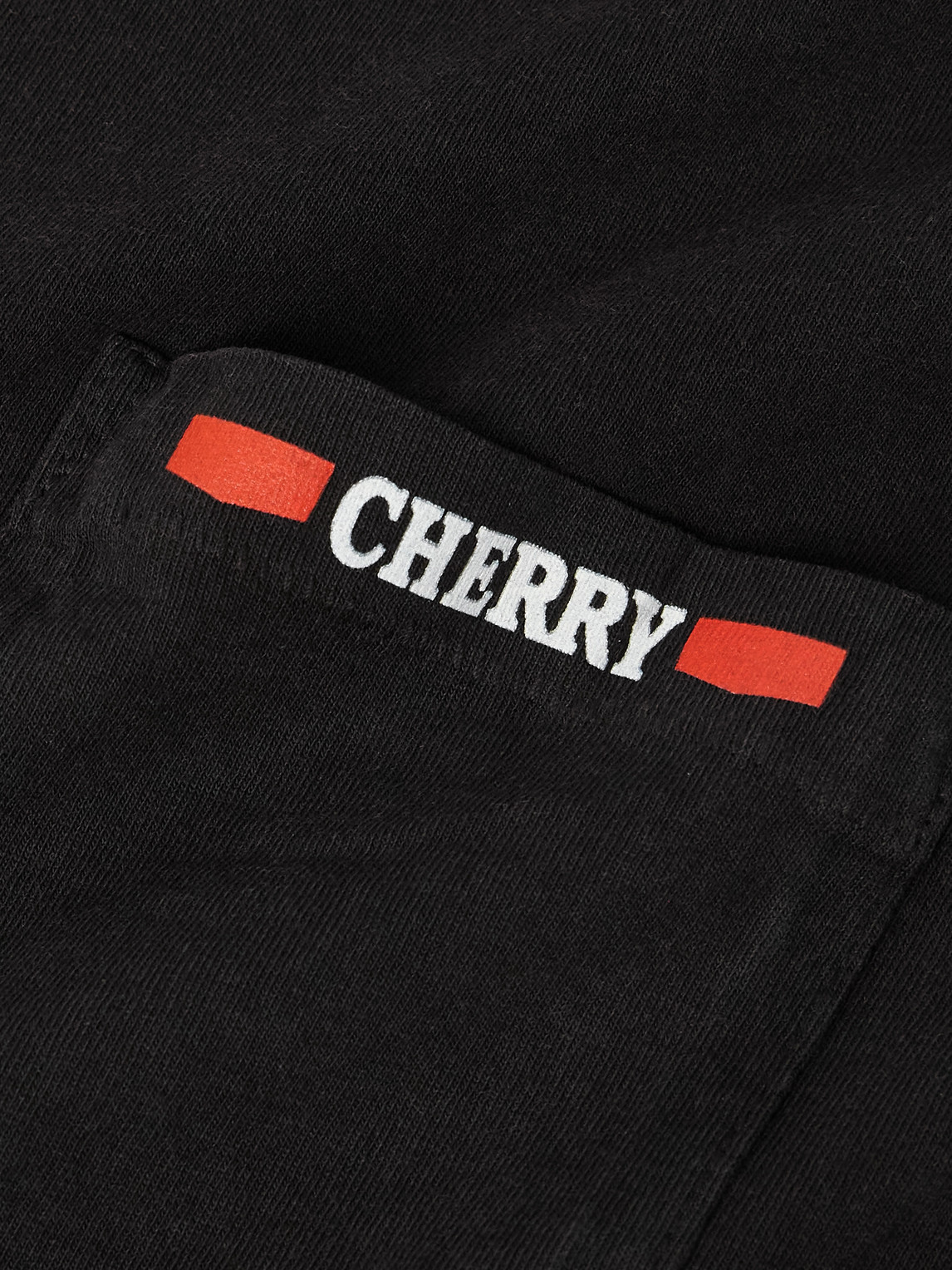 Cherry Los Angeles Pico Rivera Logo-print Cotton-jersey T-shirt In Black