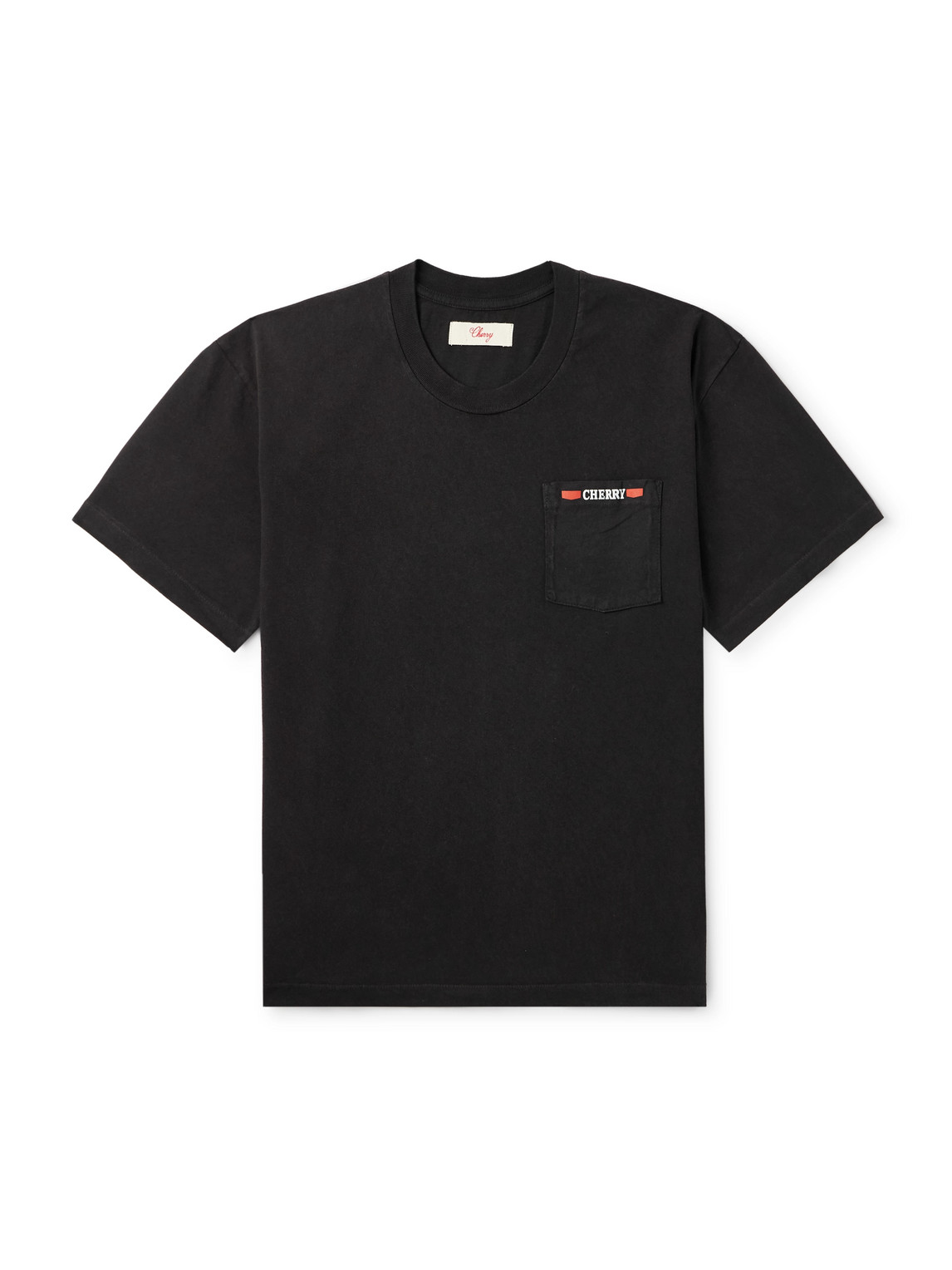 Cherry Los Angeles Pico Rivera Logo-print Cotton-jersey T-shirt In Black