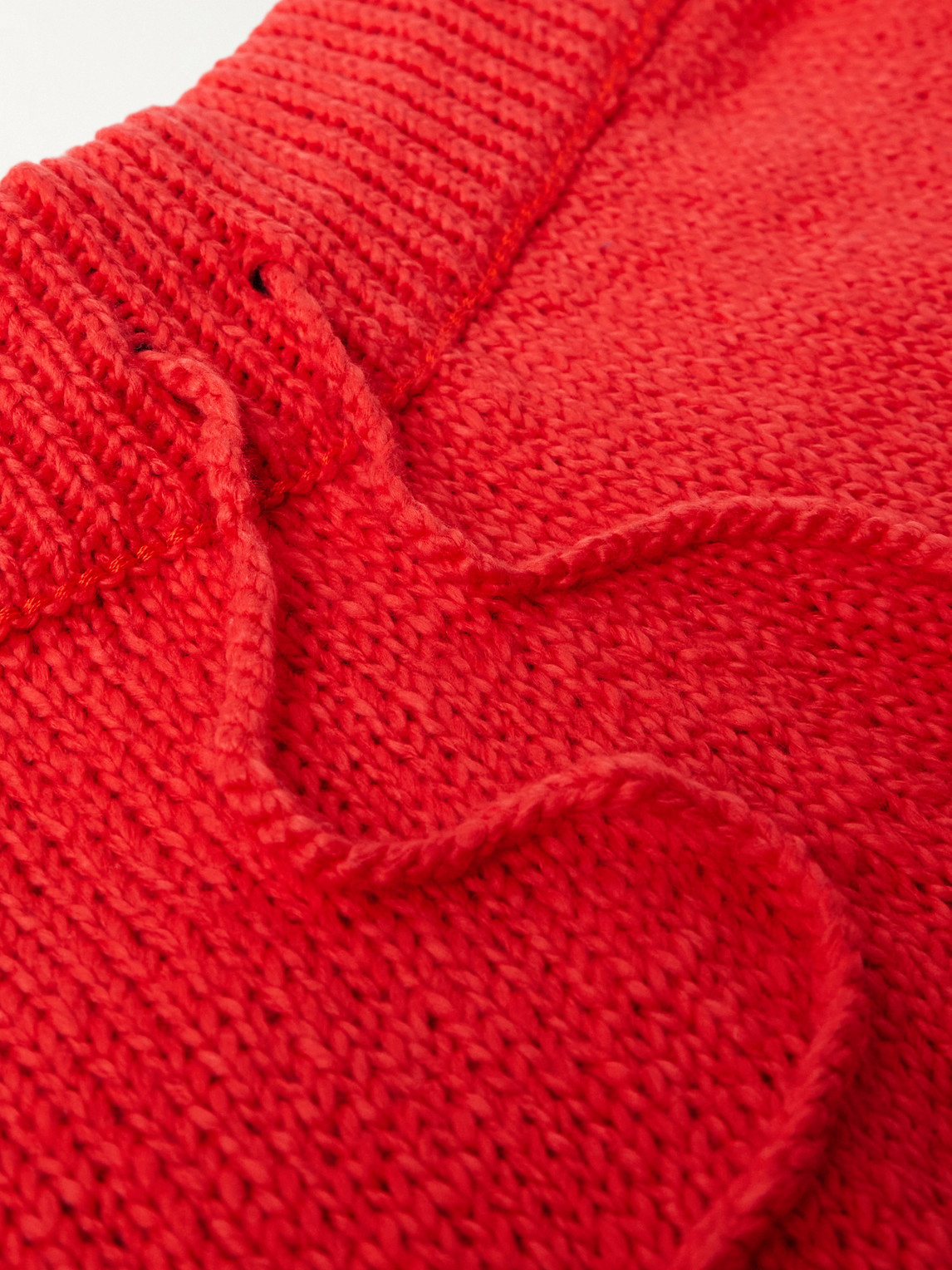 Cherry Los Angeles Straight-leg Cotton Drawstring Shorts In White