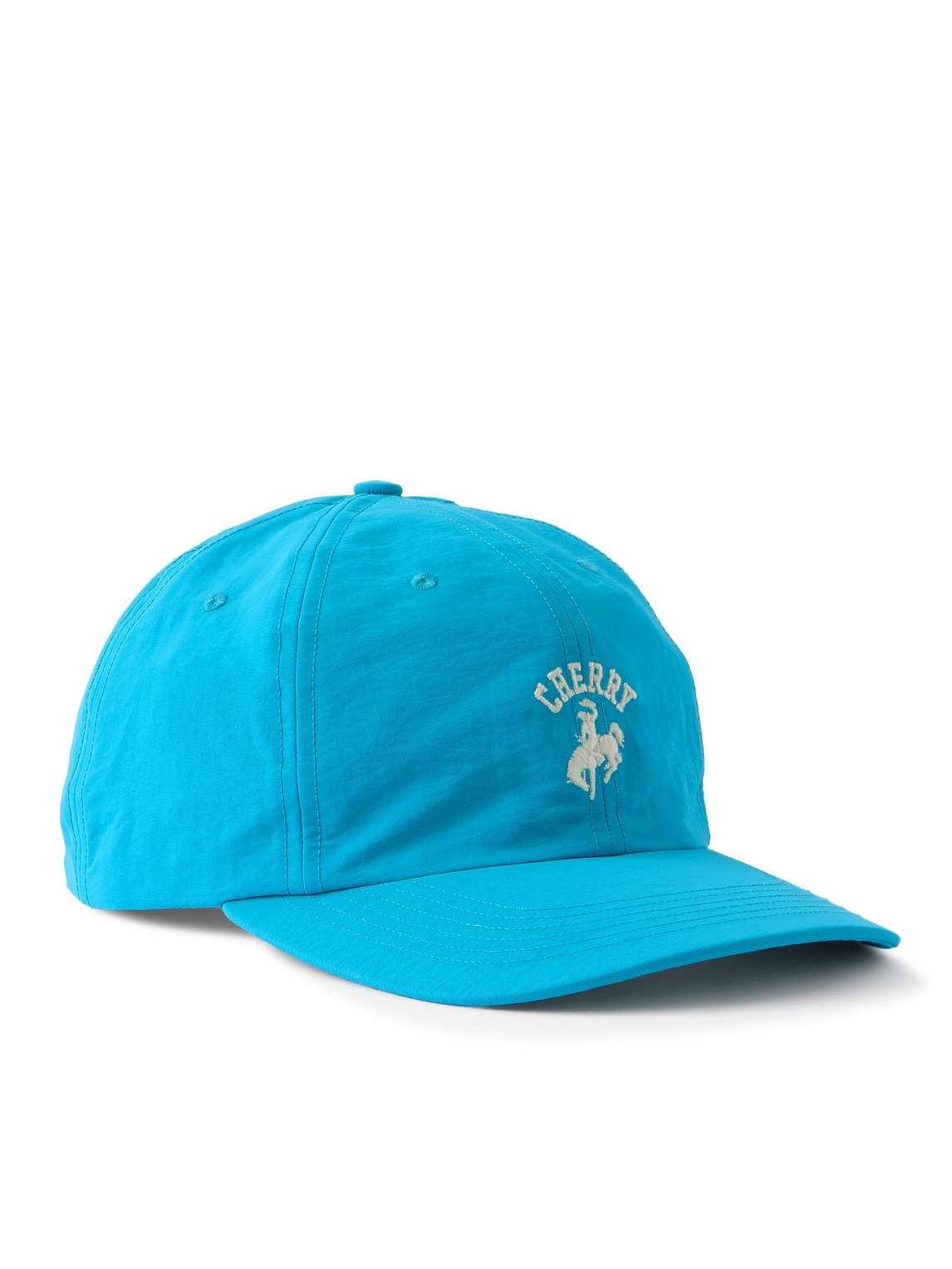 Cherry Los Angeles Western Tennis Logo-embroidered Twill Baseball Cap In Blue
