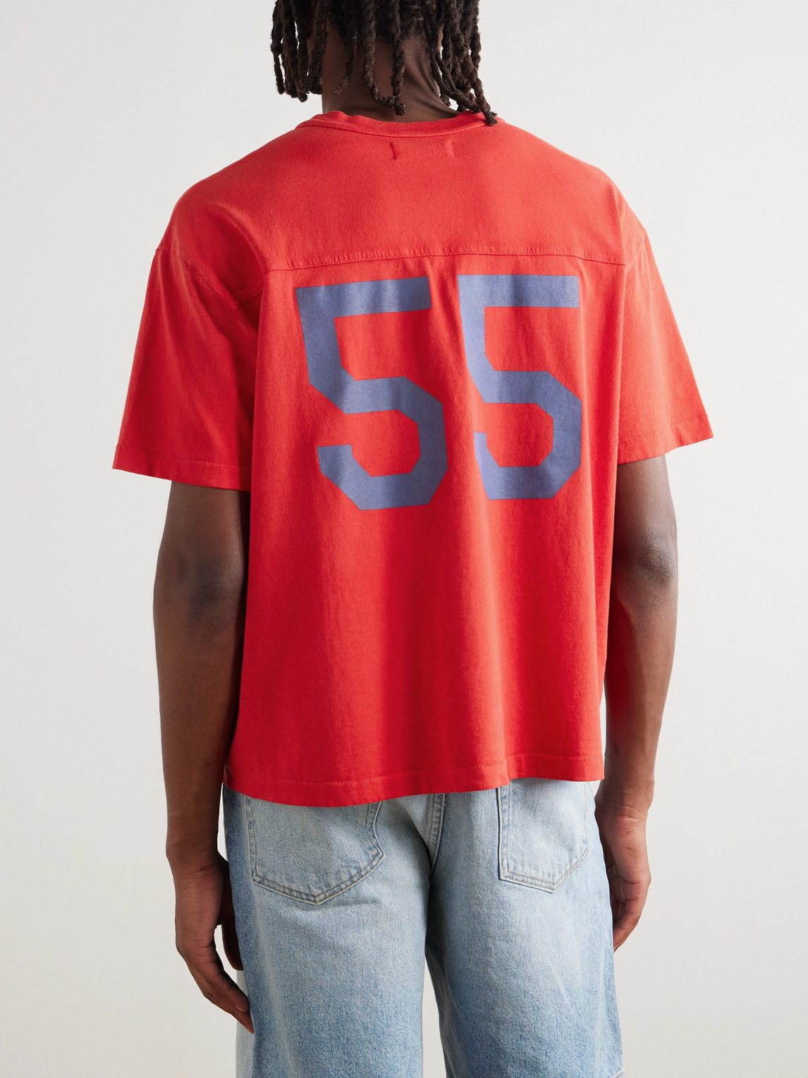 Cherry Los Angeles Logo-print Cotton-jersey T-shirt In Red