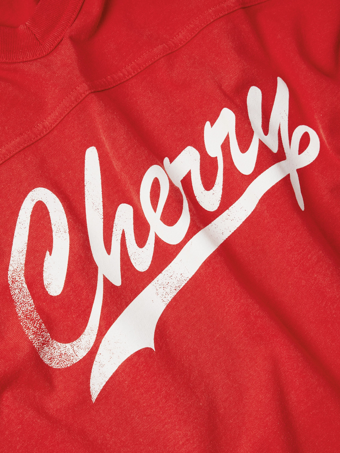 Cherry Los Angeles Logo-print Cotton-jersey T-shirt In Red
