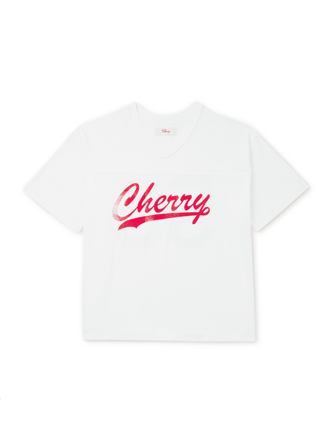 Cherry Los Angeles Logo-print Cotton-jersey T-shirt In Yellow