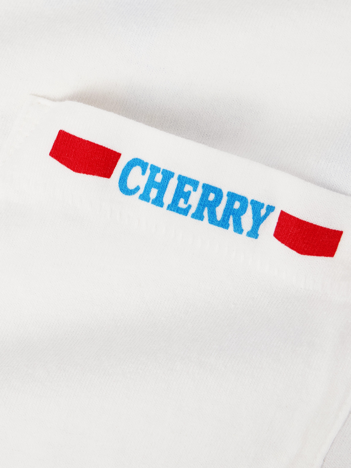Cherry Los Angeles Pico Rivera Logo-print Cotton-jersey T-shirt In White