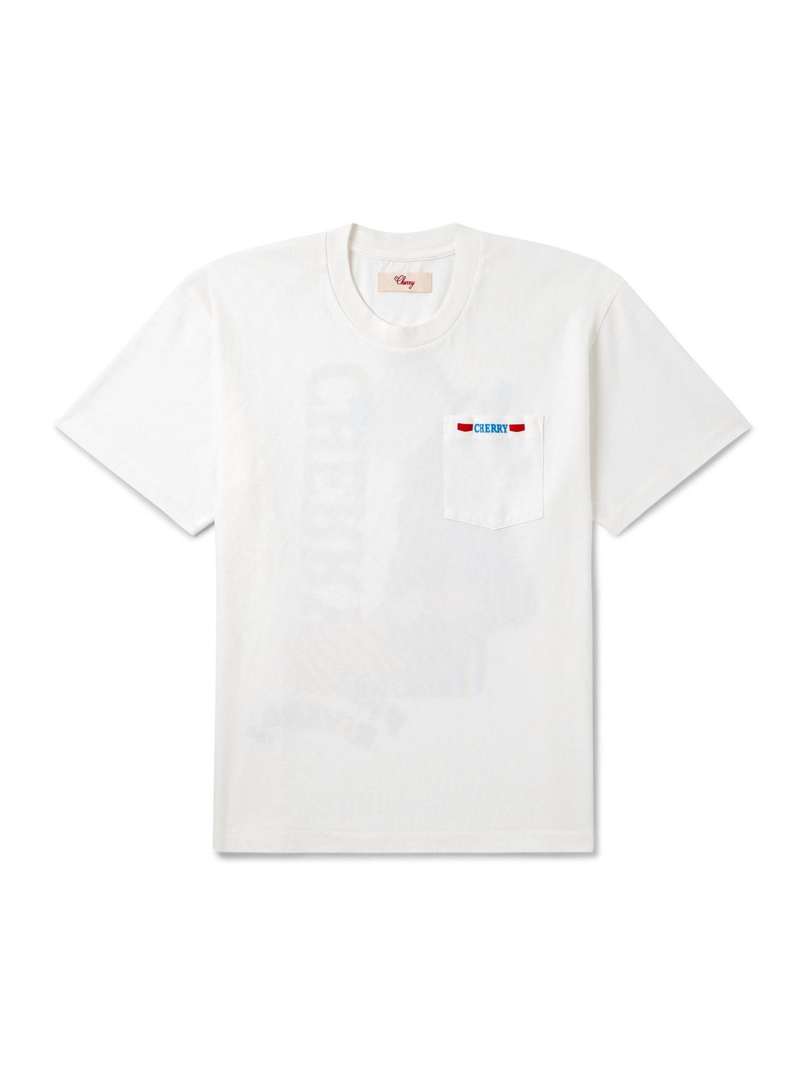 Cherry Los Angeles Pico Rivera Logo-print Cotton-jersey T-shirt In White