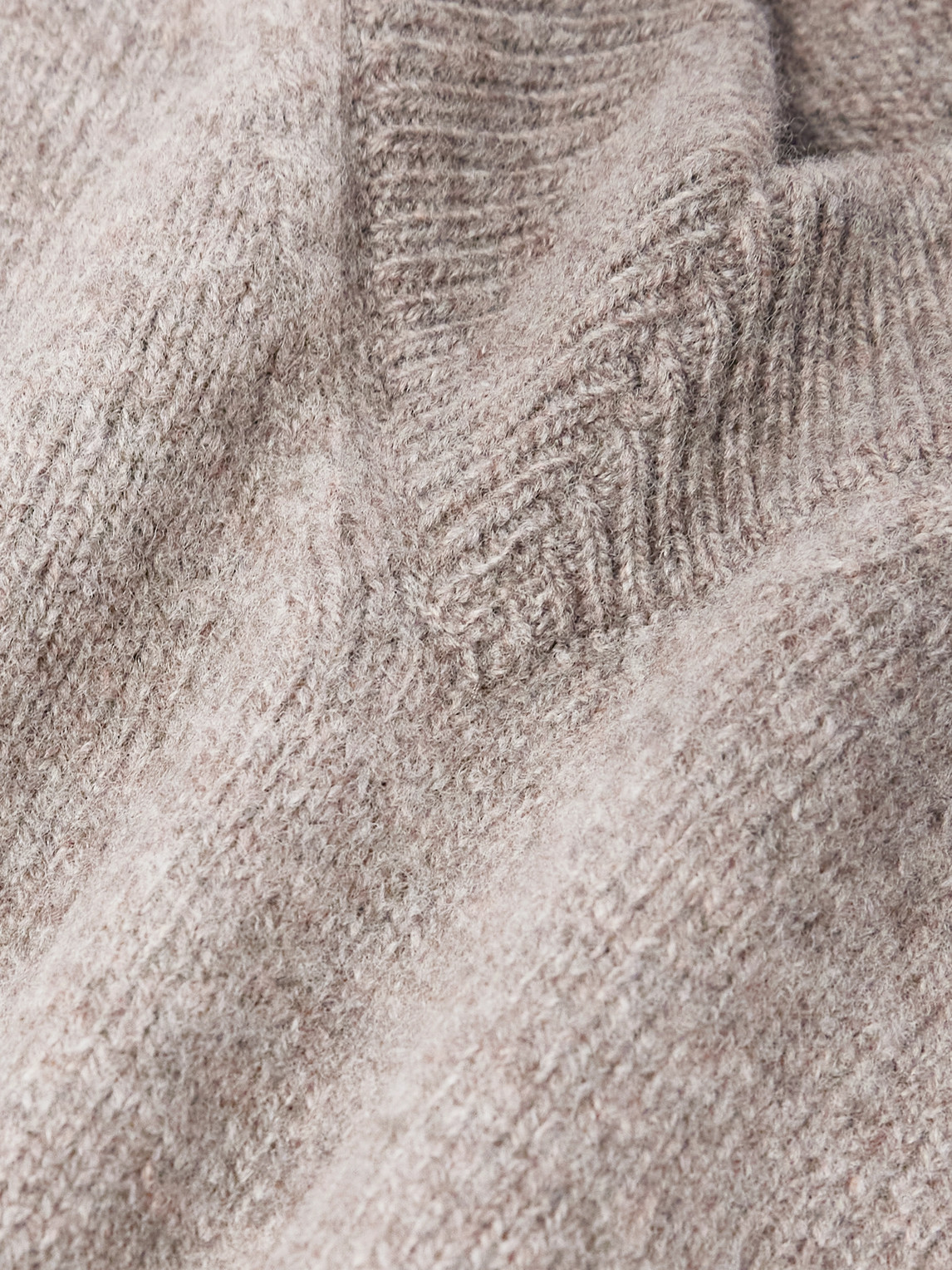 Sunspel Wool Sweater In Gray