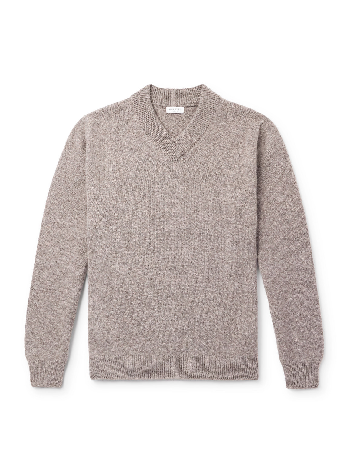 Sunspel Wool Sweater In Gray