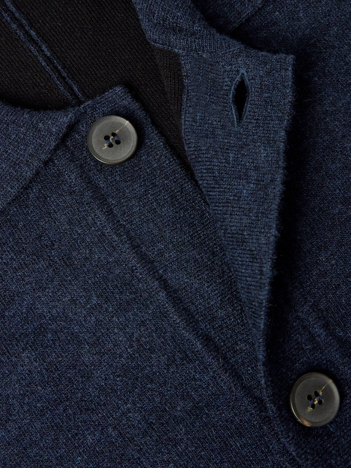 Sunspel Double-faced Merino Wool-blend Jacket In Blue