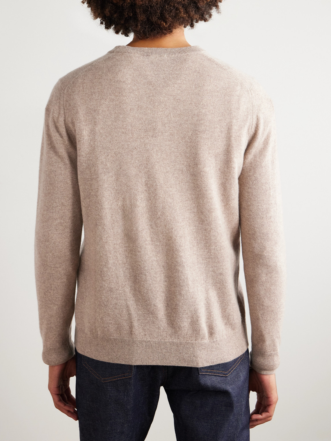 Sunspel Cashmere Sweater In Multi
