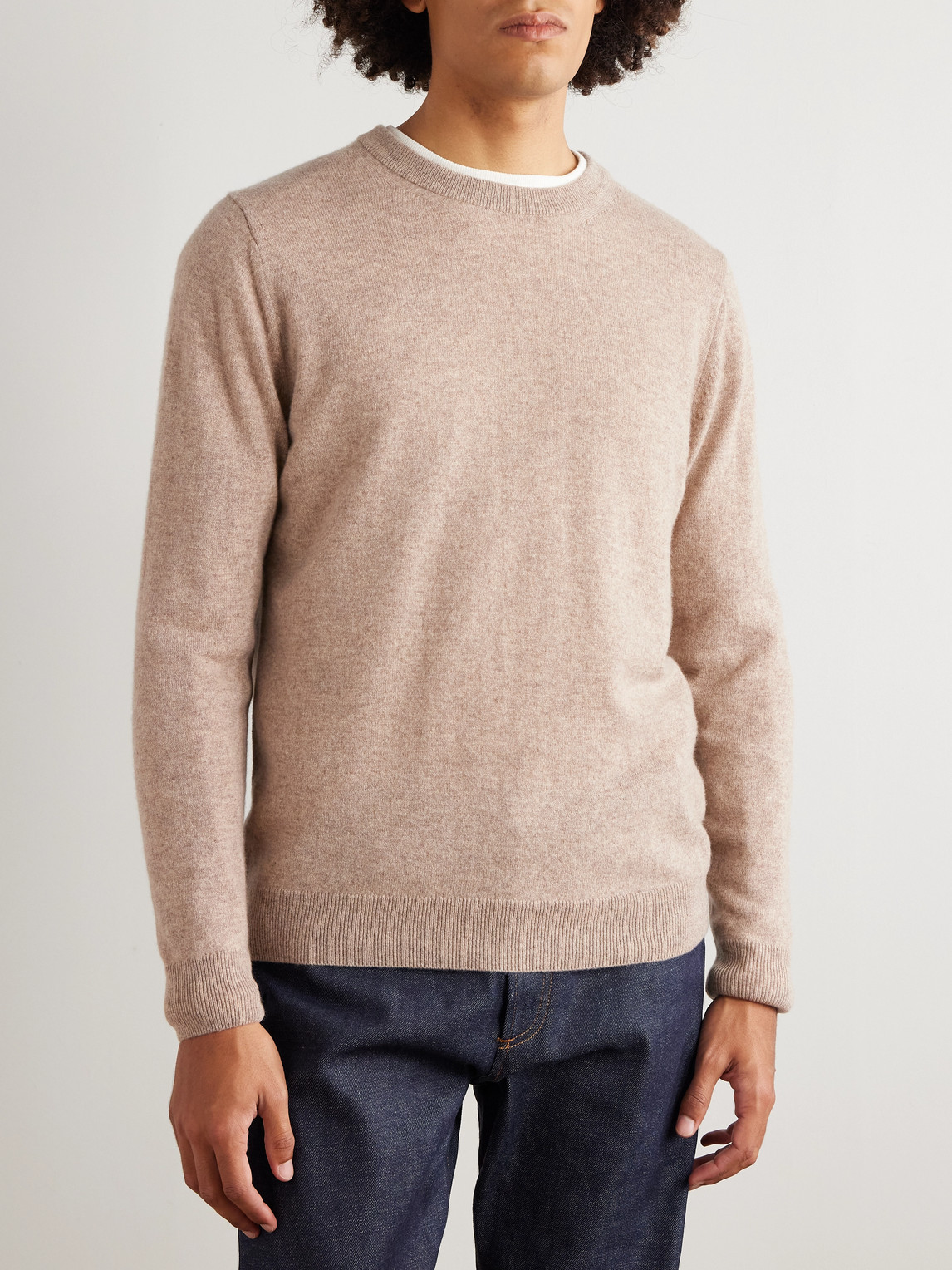 Sunspel Cashmere Sweater In Multi