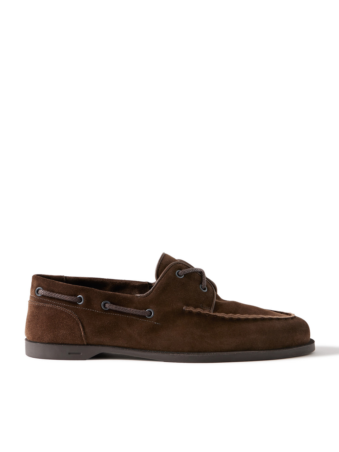 Foil Suede Boat Shoes