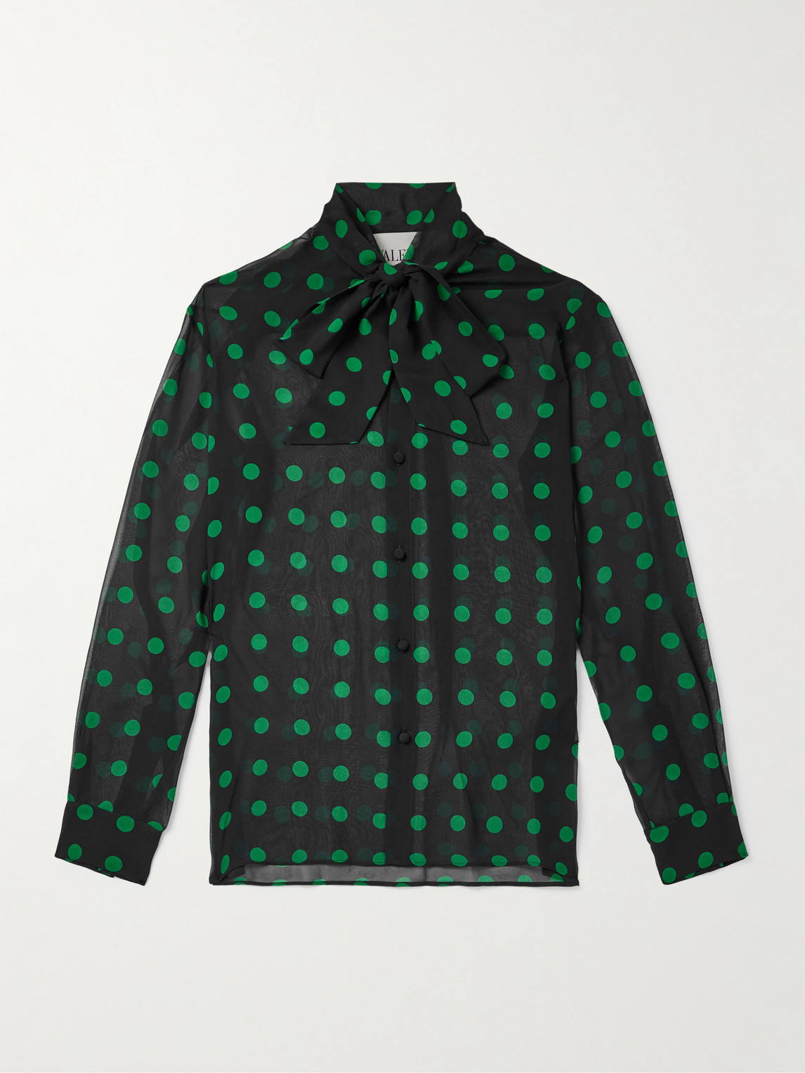Valentino Garavani Polka-Dot Silk-Georgette Shirt - Men