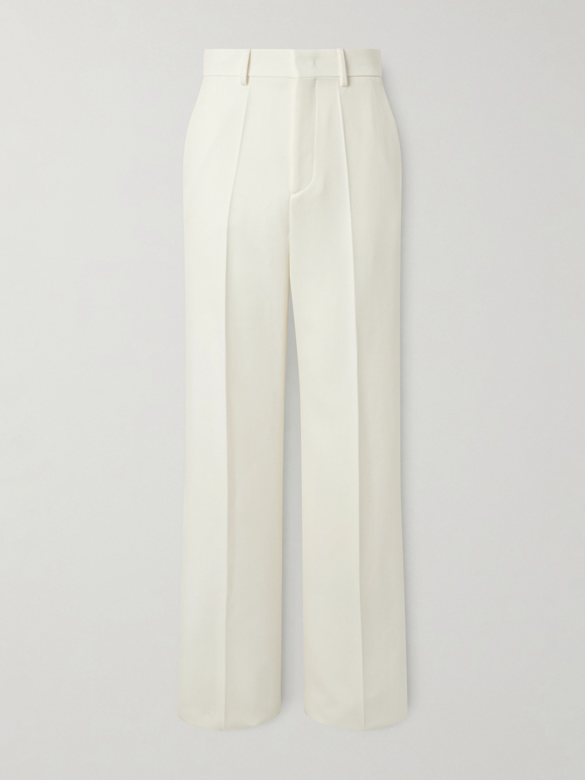 Valentino Garavani Wide-Leg Wool-Twill Trousers - Men