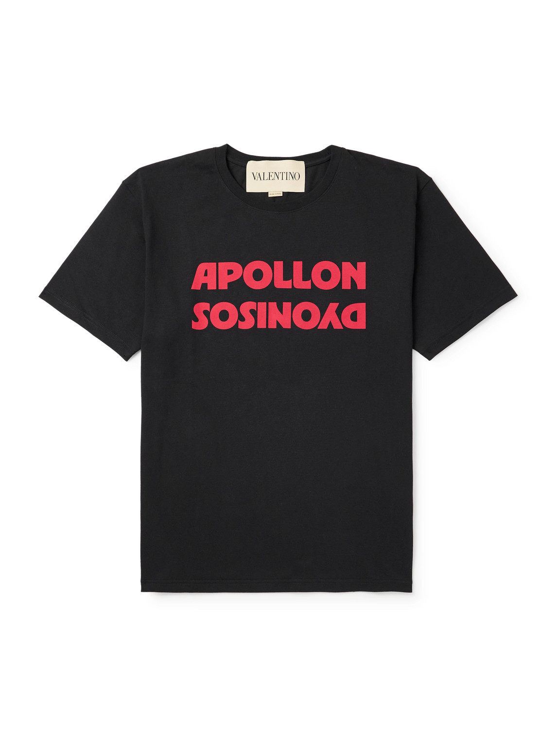 Valentino Printed Cotton-jersey T-shirt In Animal Print