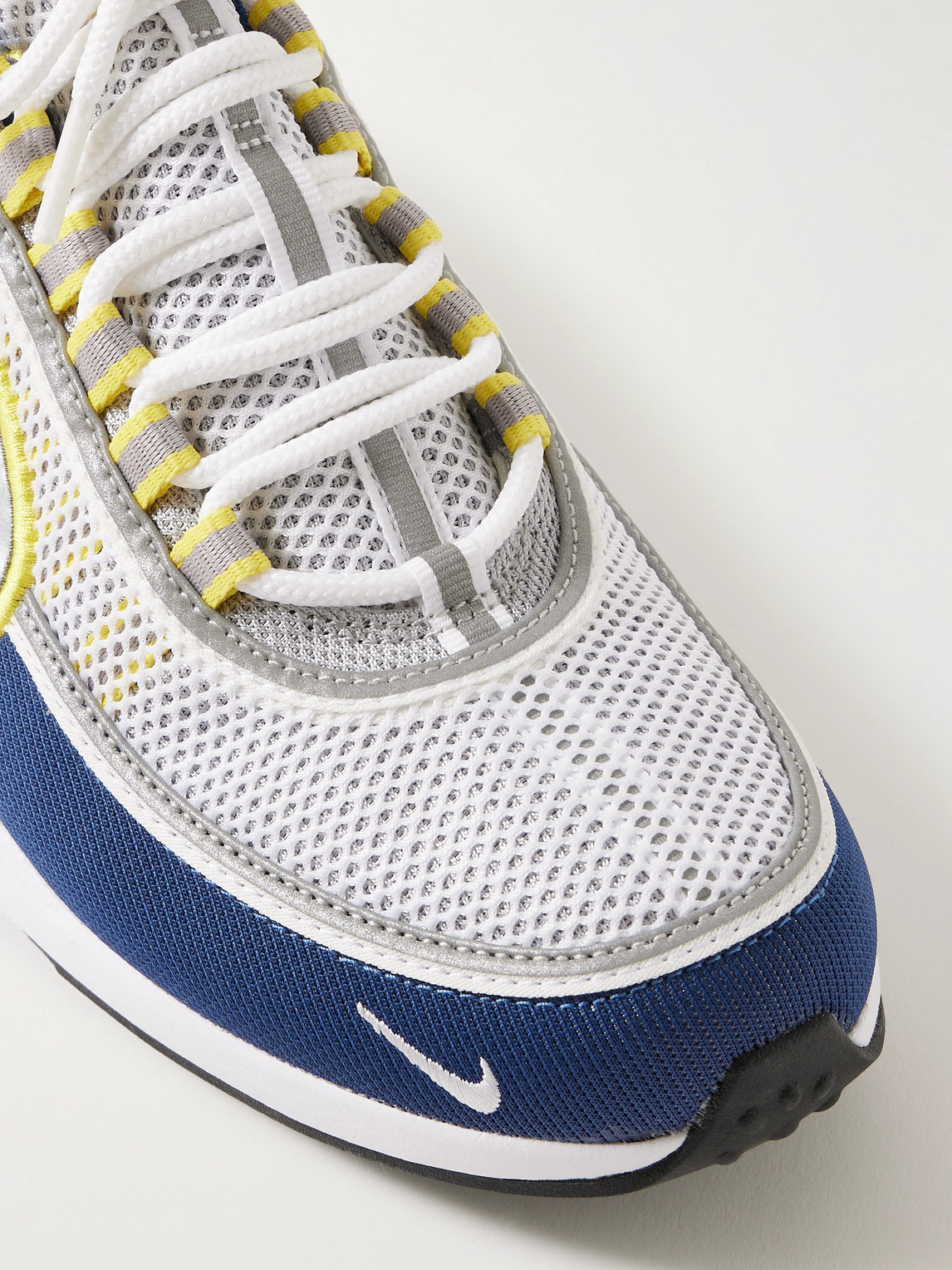Nike Air Zoom Spiridon Rubber-trimmed Mesh Sneakers