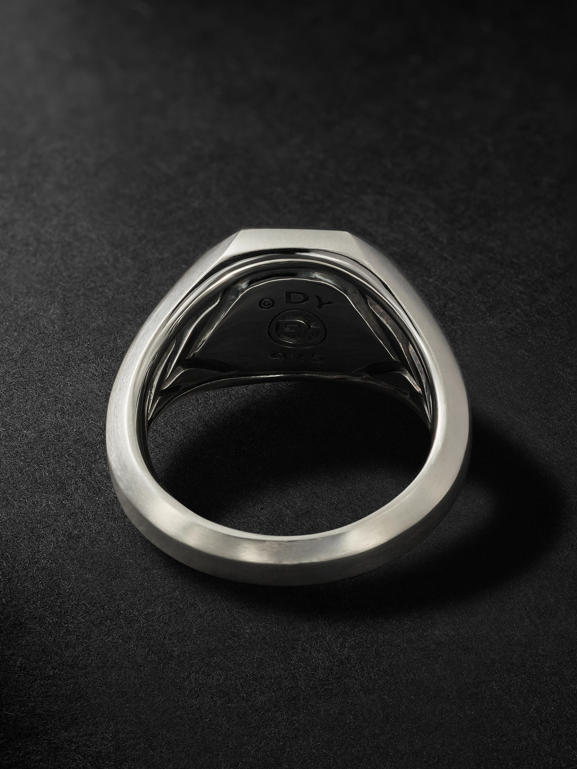  David Yurman - Streamline® Sterling Silver Pietersite Signet Ring - Men - Silver - 9 