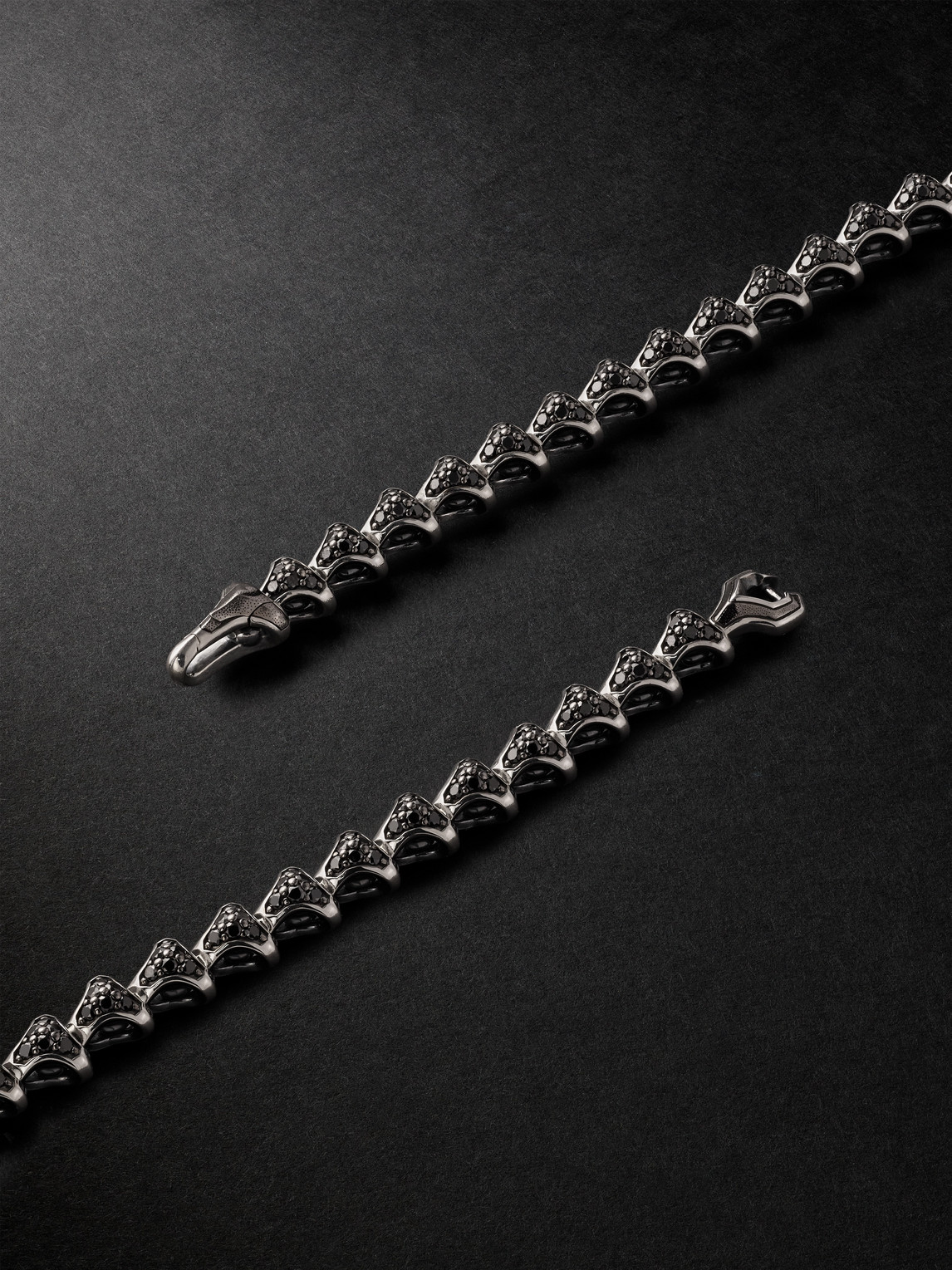  David Yurman - Armory Sterling Silver Diamond Necklace - Men - Silver 