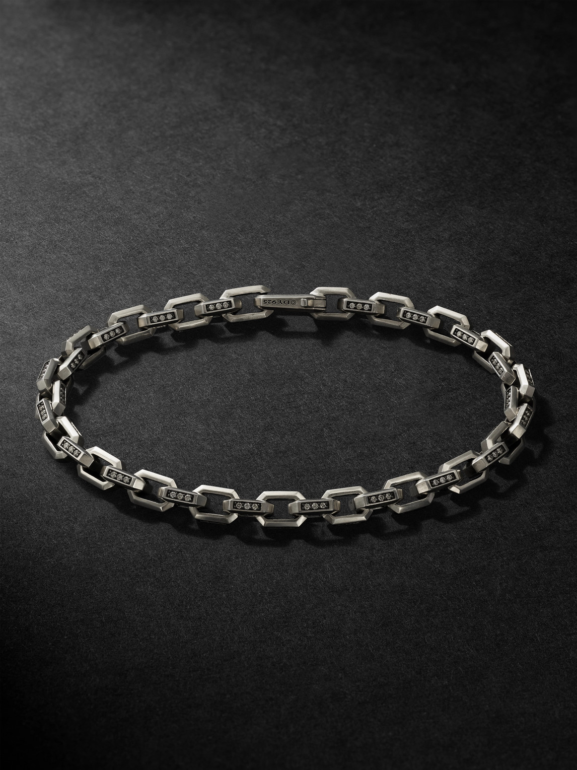 David Yurman Streamline® Sterling Silver Diamond Chain Bracelet - Men