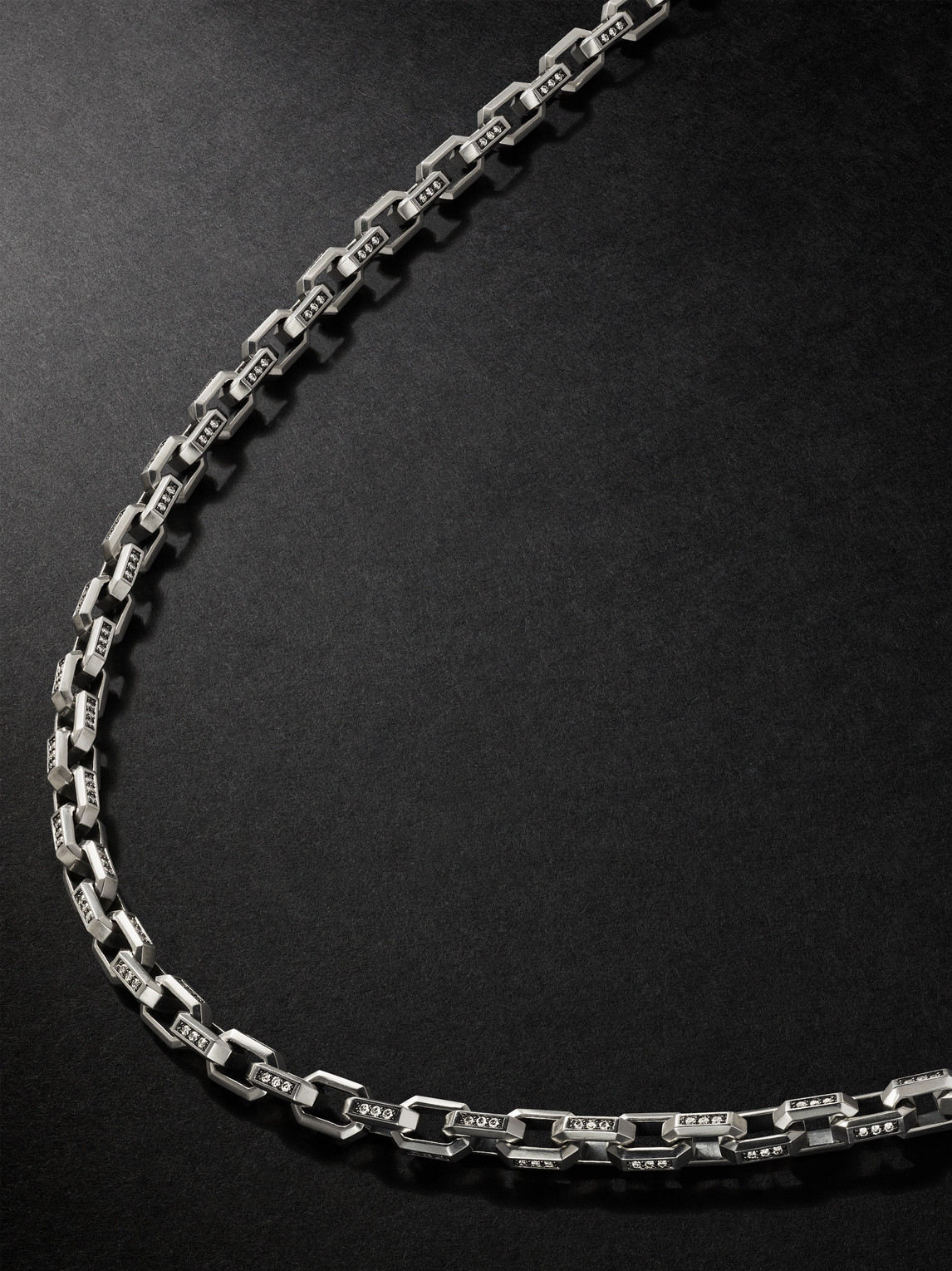 David Yurman Streamline® Sterling Silver Diamond Chain Necklace - Men