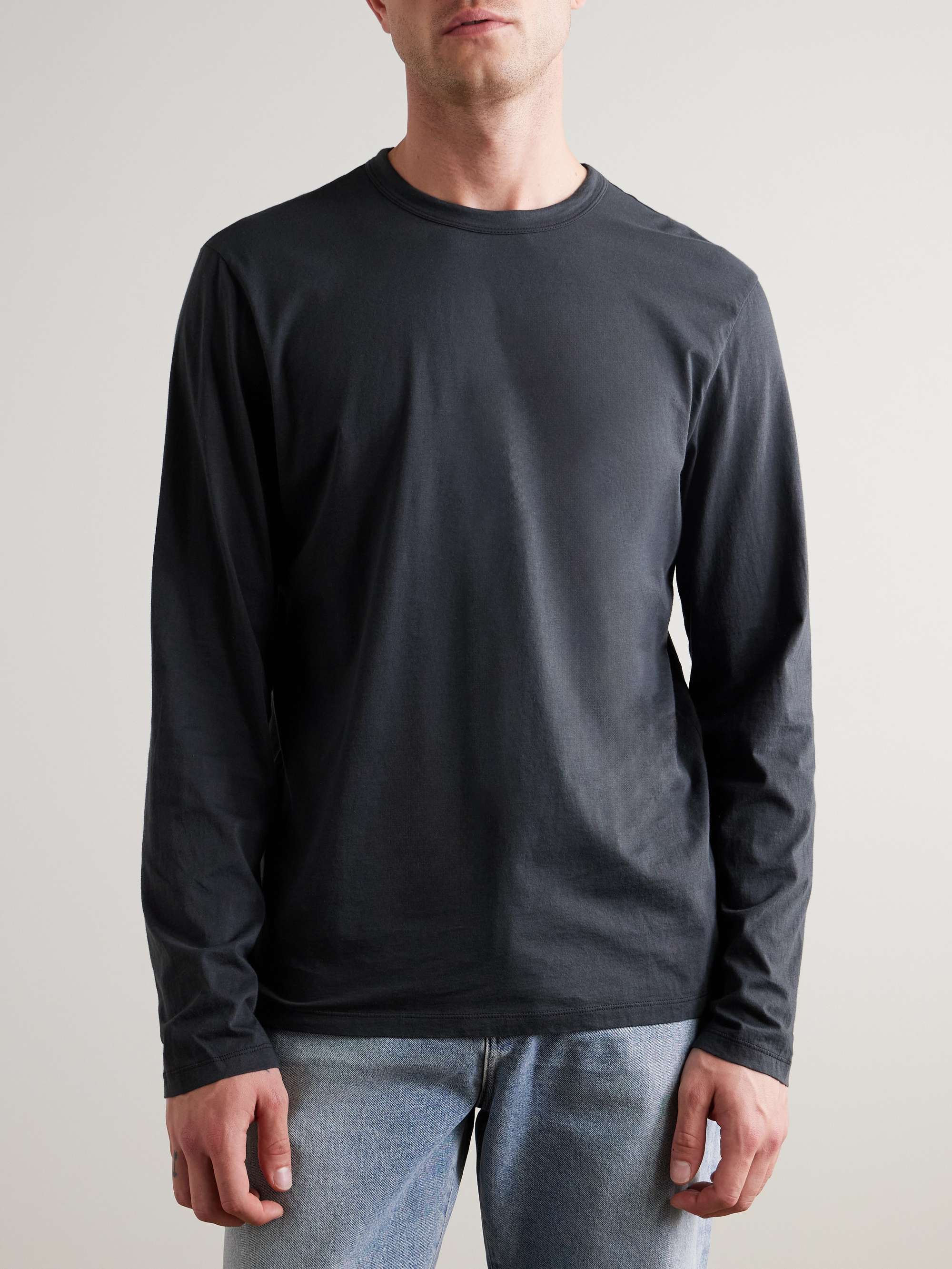 JAMES PERSE Lotus Slim-Fit Cotton-Jersey T-Shirt