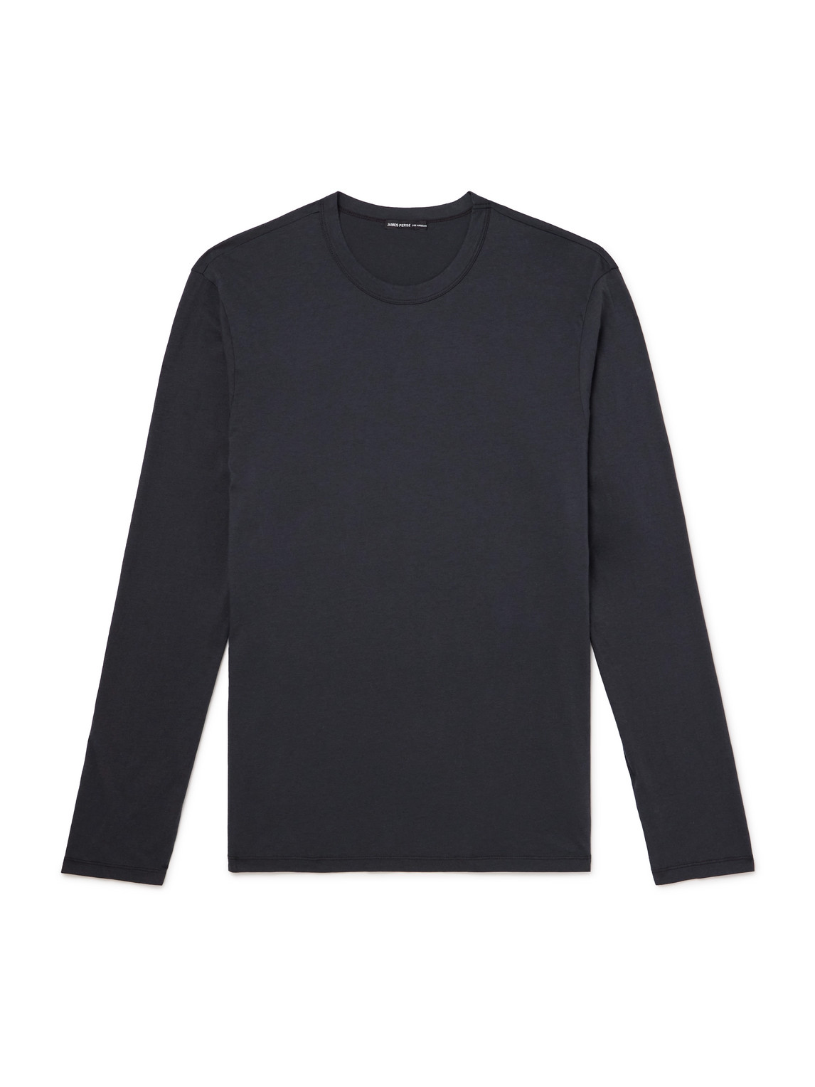 James Perse Lotus Slim-fit Cotton-jersey T-shirt In Blue