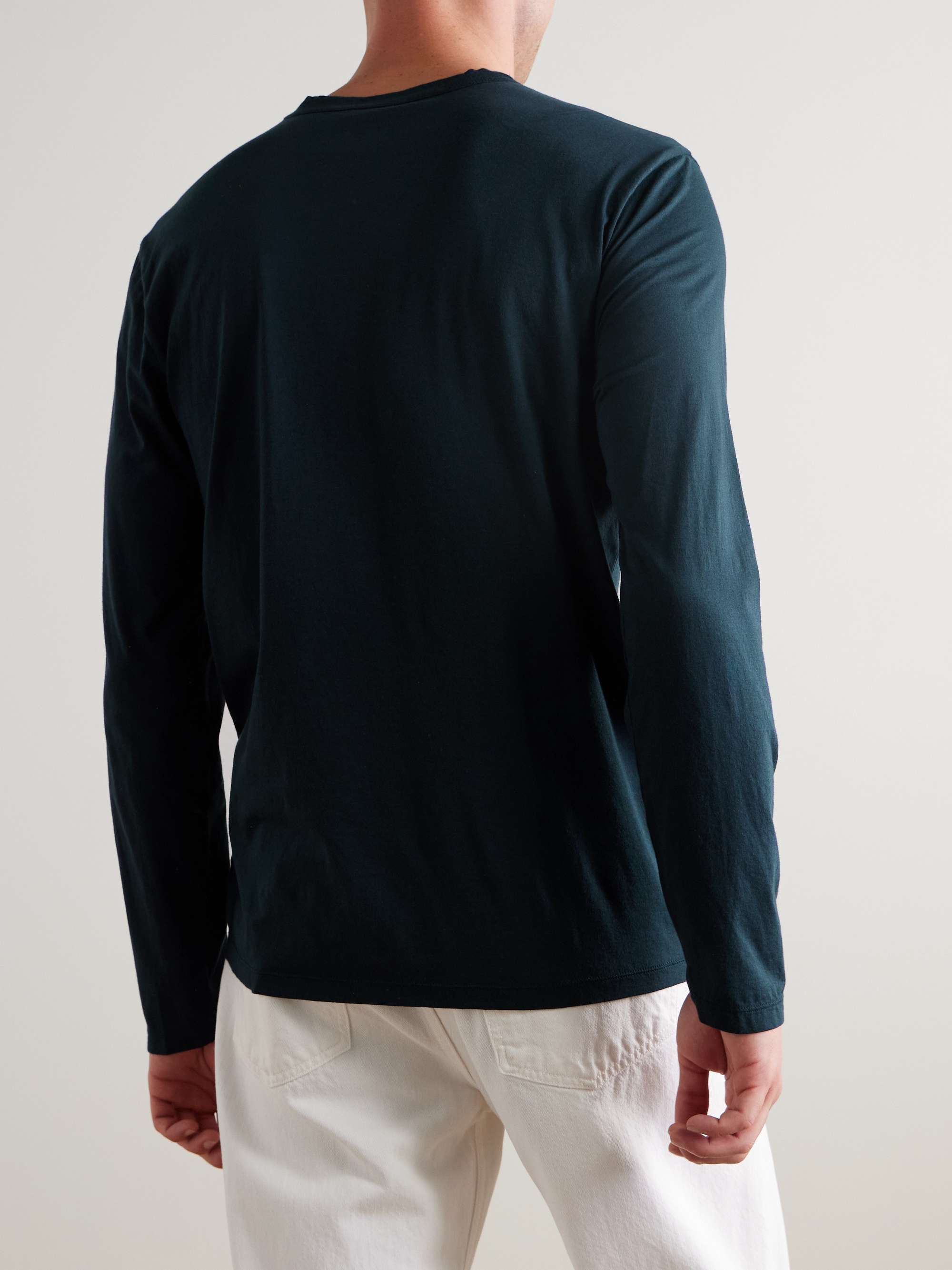 JAMES PERSE Lotus Slim-Fit Cotton-Jersey T-Shirt