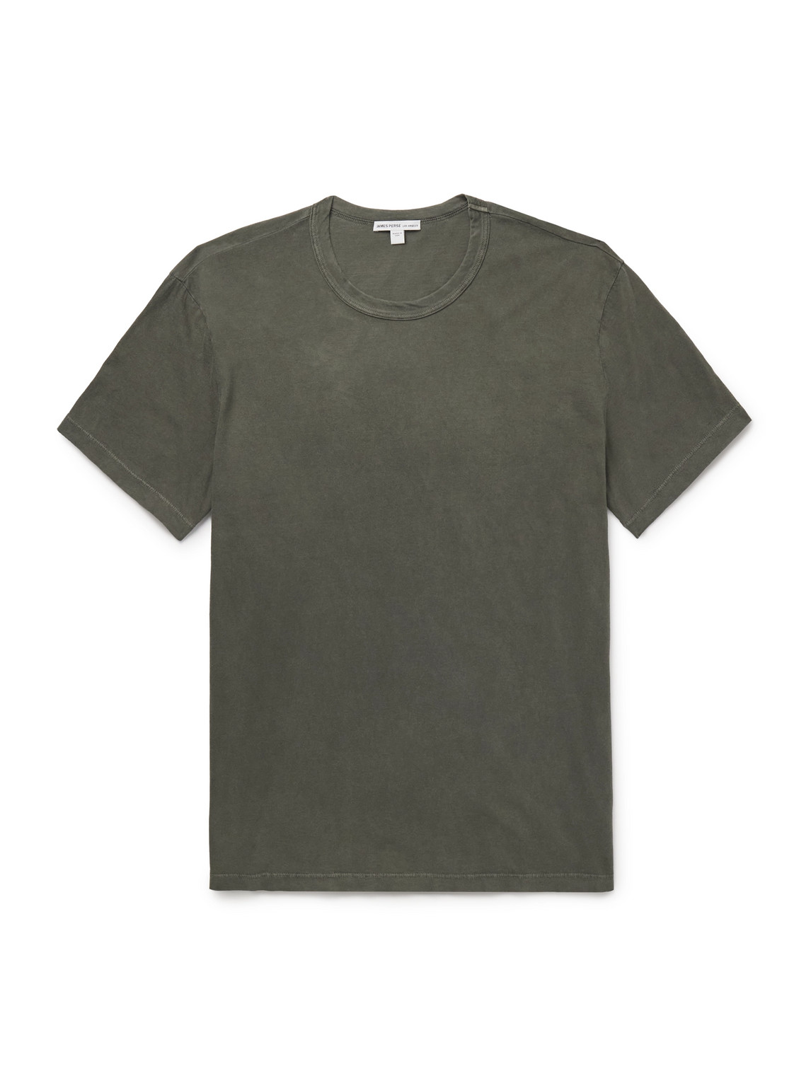 James Perse Combed Cotton-jersey T-shirt In Green