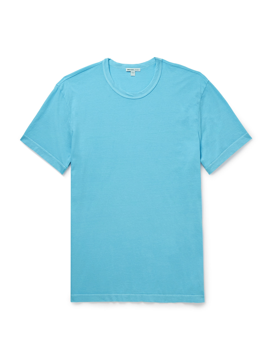 James Perse Combed Cotton-jersey T-shirt In Blue