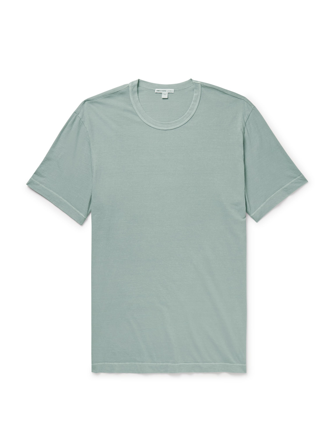 James Perse Combed Cotton-jersey T-shirt In Green