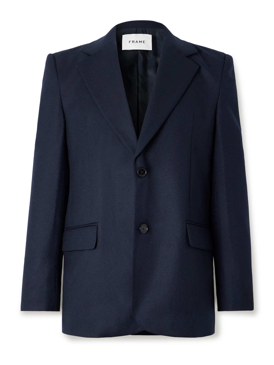 Frame Wool-twill Suit Jacket In Blue
