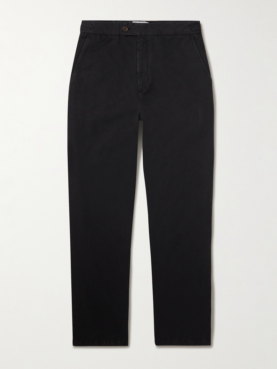 MR P. Mike Straight-Leg Organic Cotton and Linen-Blend Twill Trousers - Men