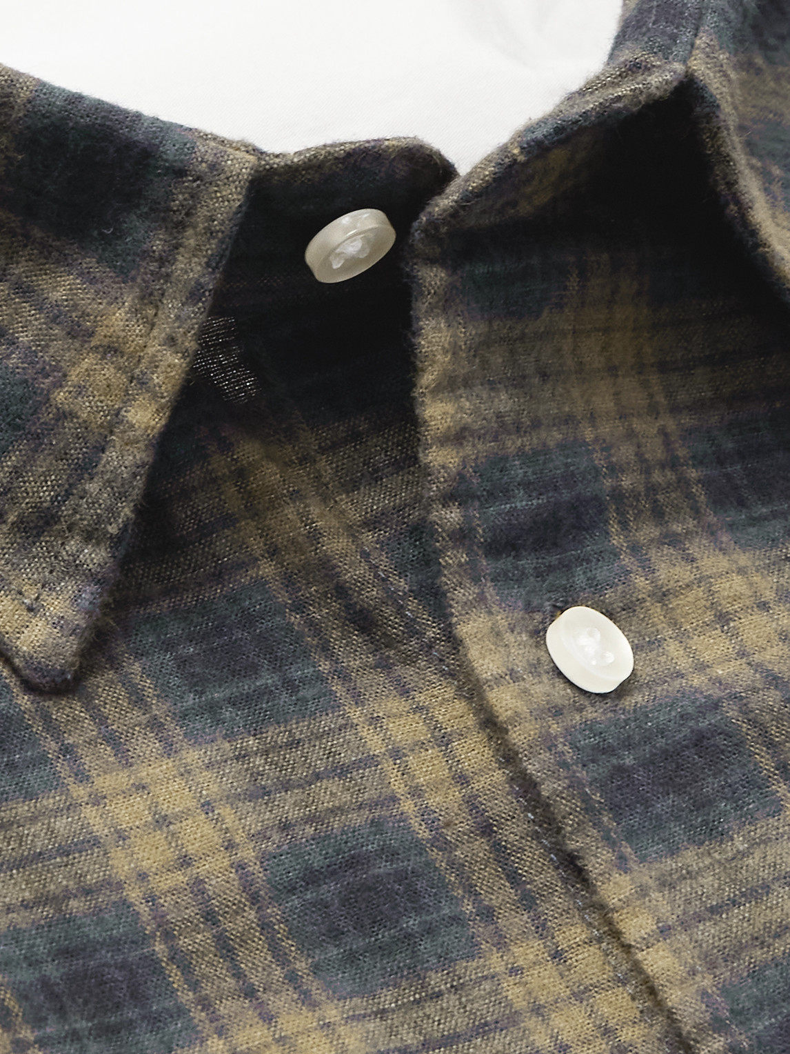 Officine Generale Giacomo Checked Cotton And Linen-blend Flannel Shirt In Multi
