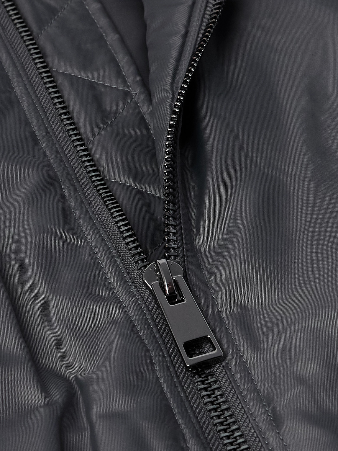 Officine Generale Javier Shell Bomber Jacket In Black