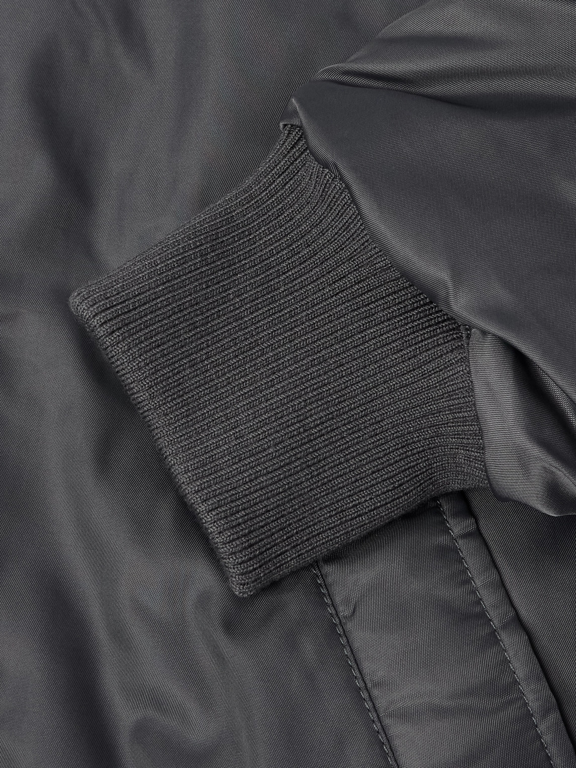 Officine Generale Javier Shell Bomber Jacket In Black